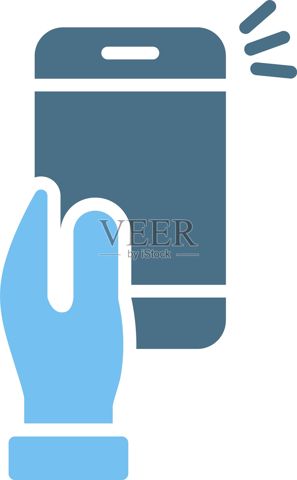 自拍图标双色设计插画图片素材