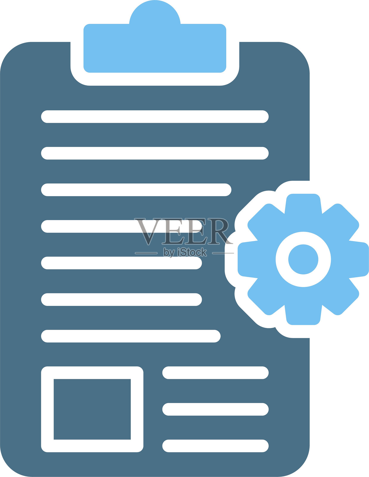 项目管理图标双色图标插画图片素材