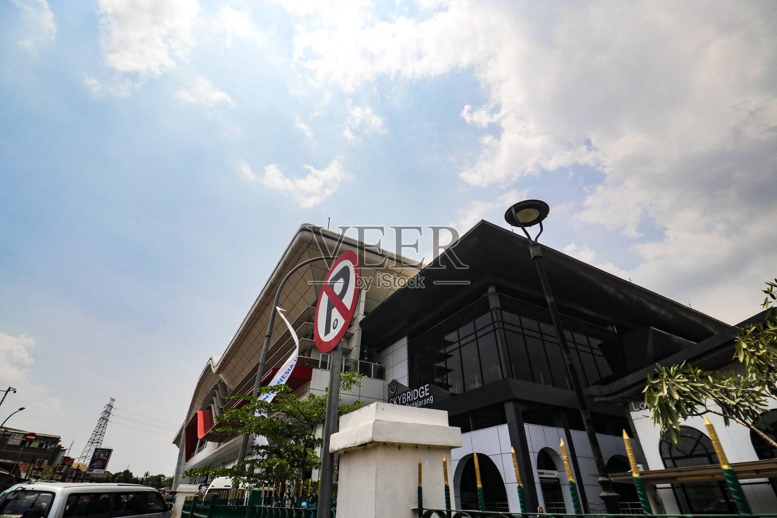 帕达拉朗高铁站,雅加达-万隆铁路照片摄影图片