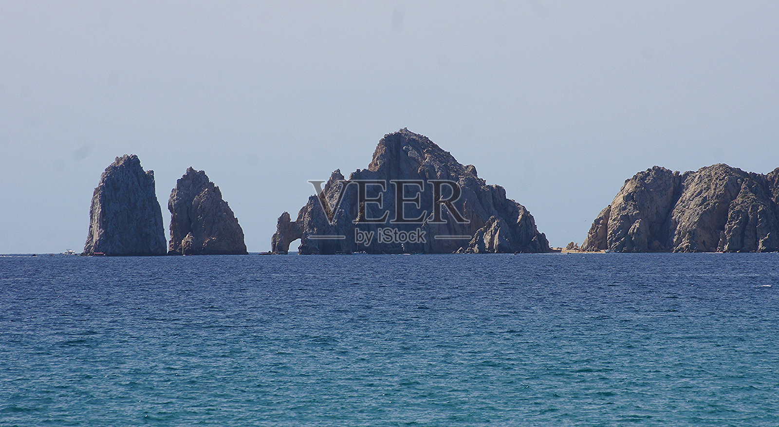 墨西哥下加利福尼亚州卡波圣卢卡斯的圣荷西德尔卡波石拱门照片摄影图片