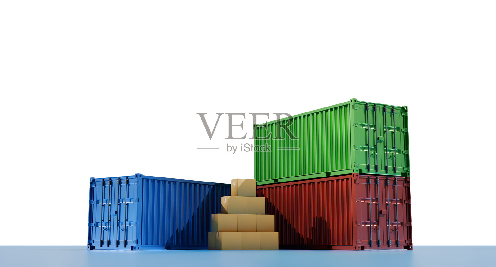 堆叠的集装箱照片摄影图片