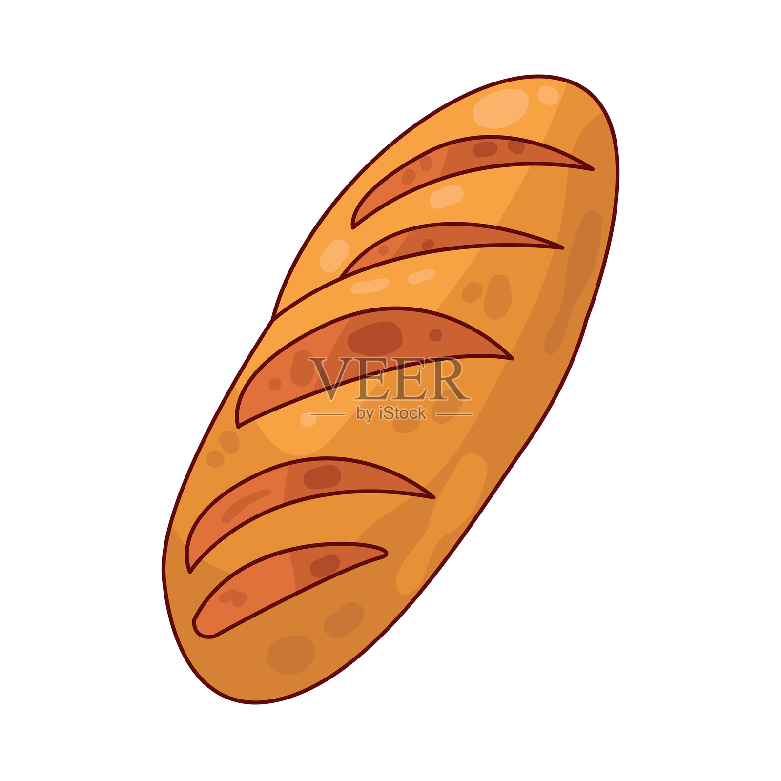 面包插画图片素材