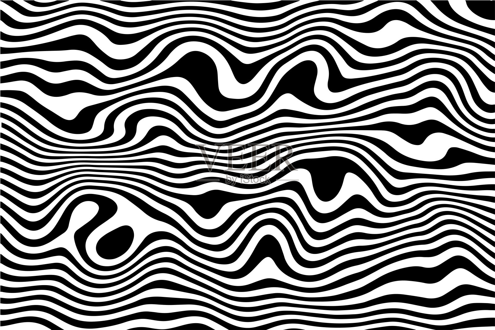 模糊条纹背景黑白插画图片素材