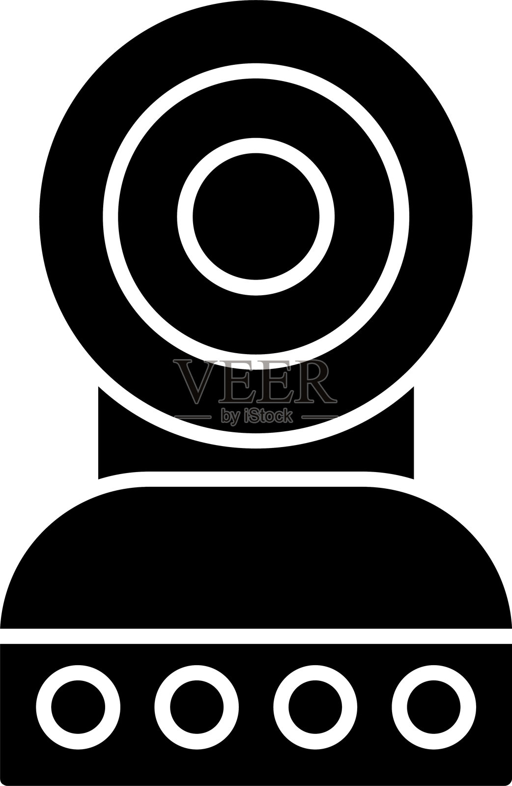 网络摄像头图标插画图片素材