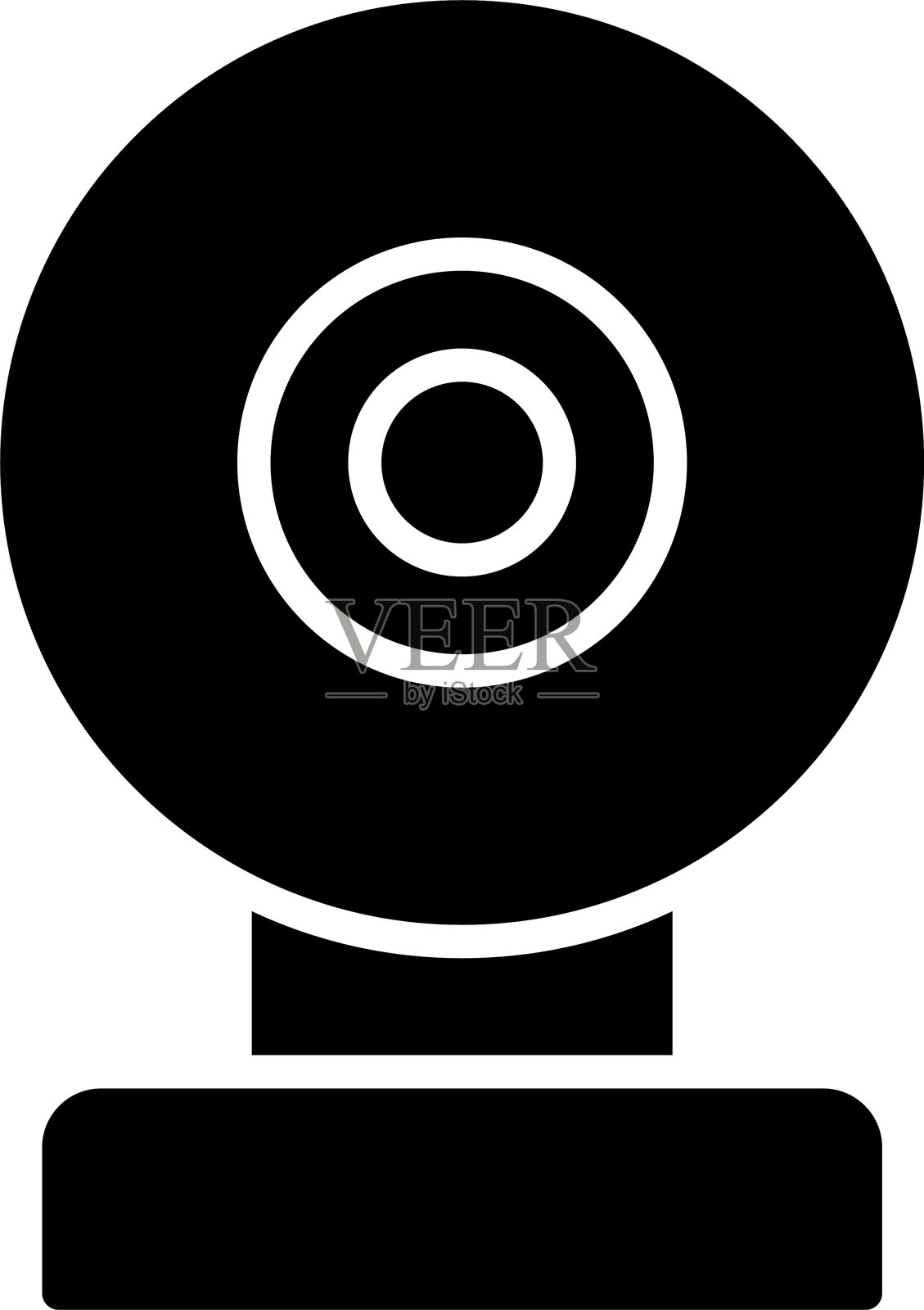 网络摄像头图标插画图片素材