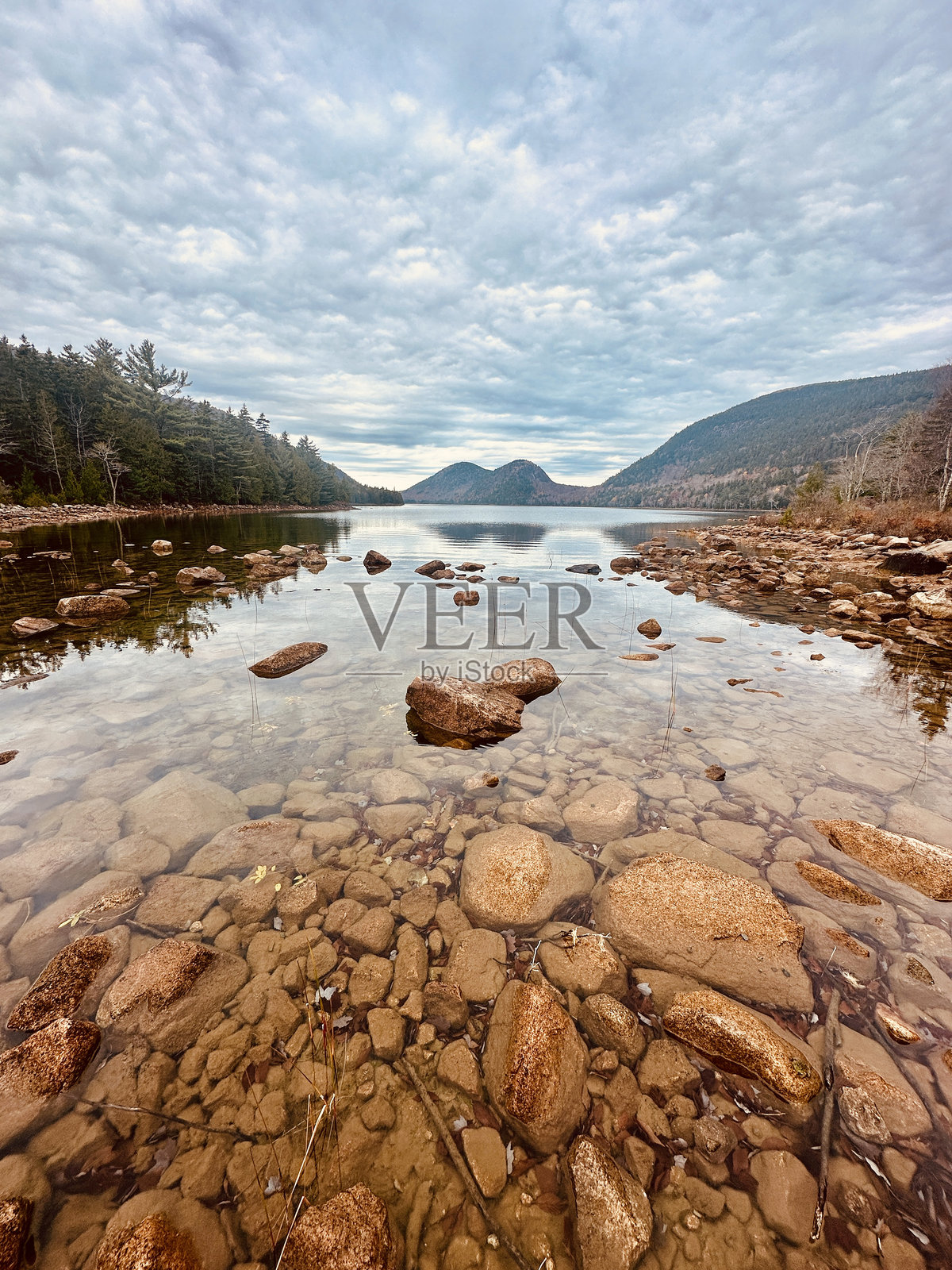 缅因州阿卡迪亚国家公园的荒野风光自然美景照片摄影图片