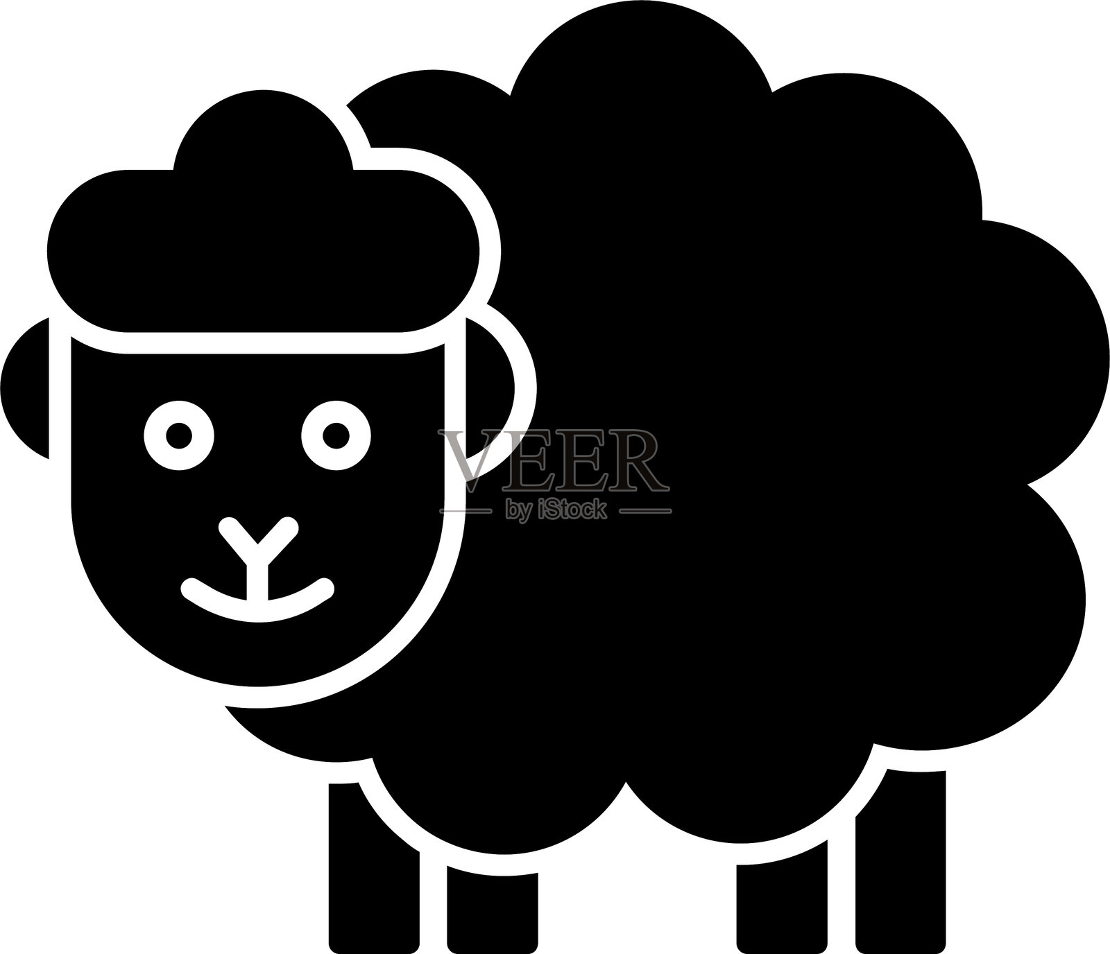 羊图标插画图片素材