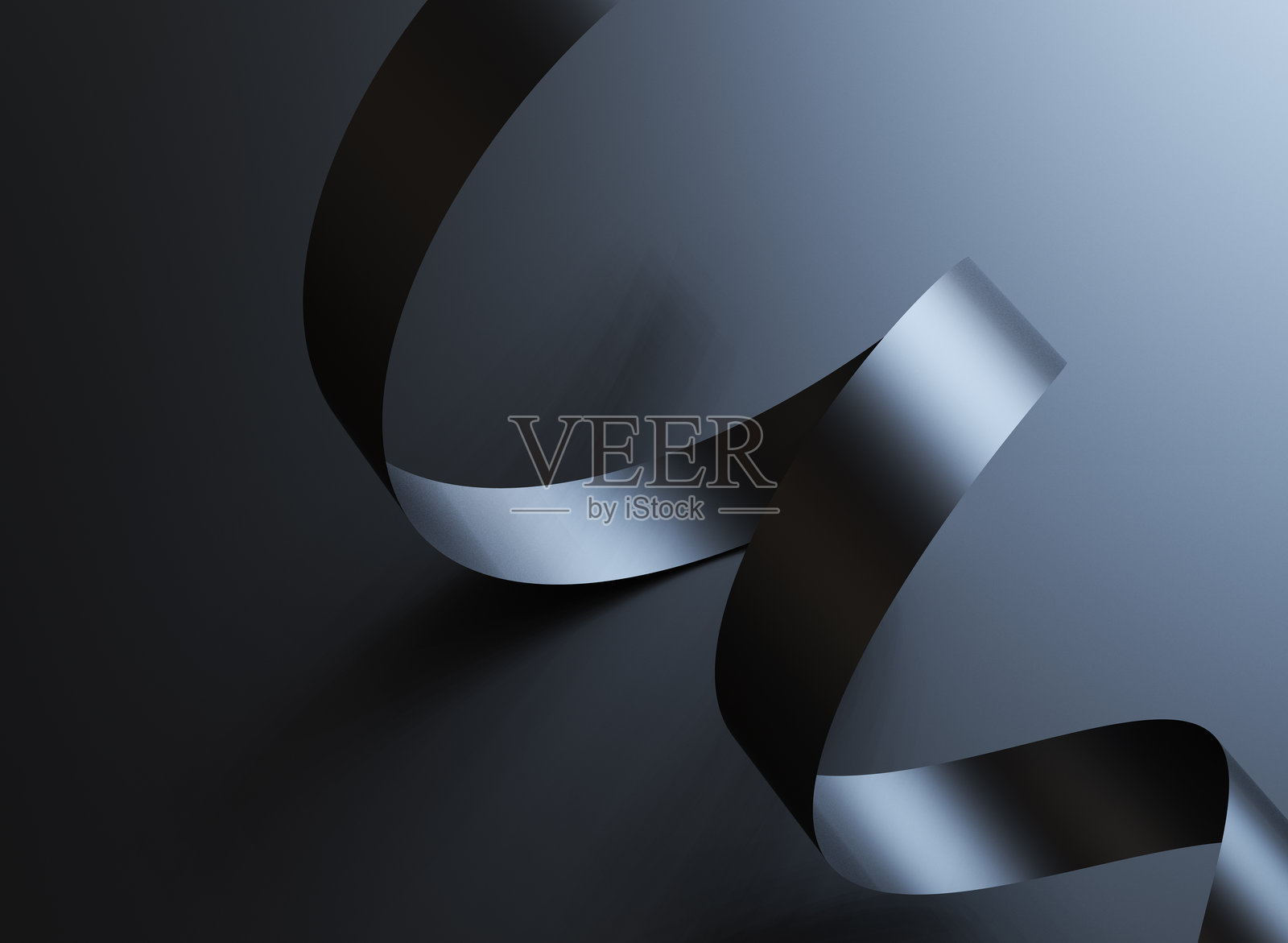 时尚的几何背景与黑色抽象波浪照片摄影图片