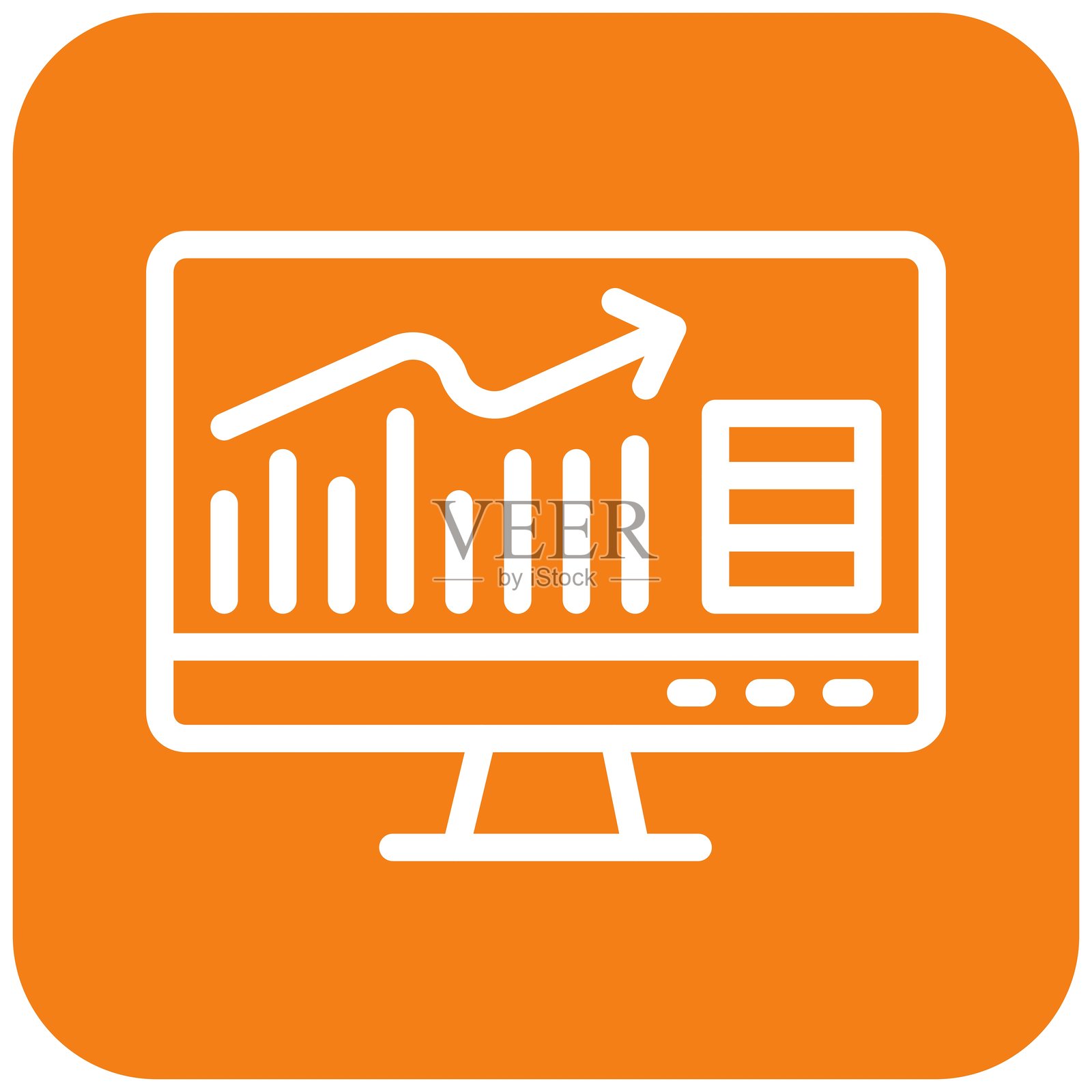 销售报告矢量图标设计插图插画图片素材