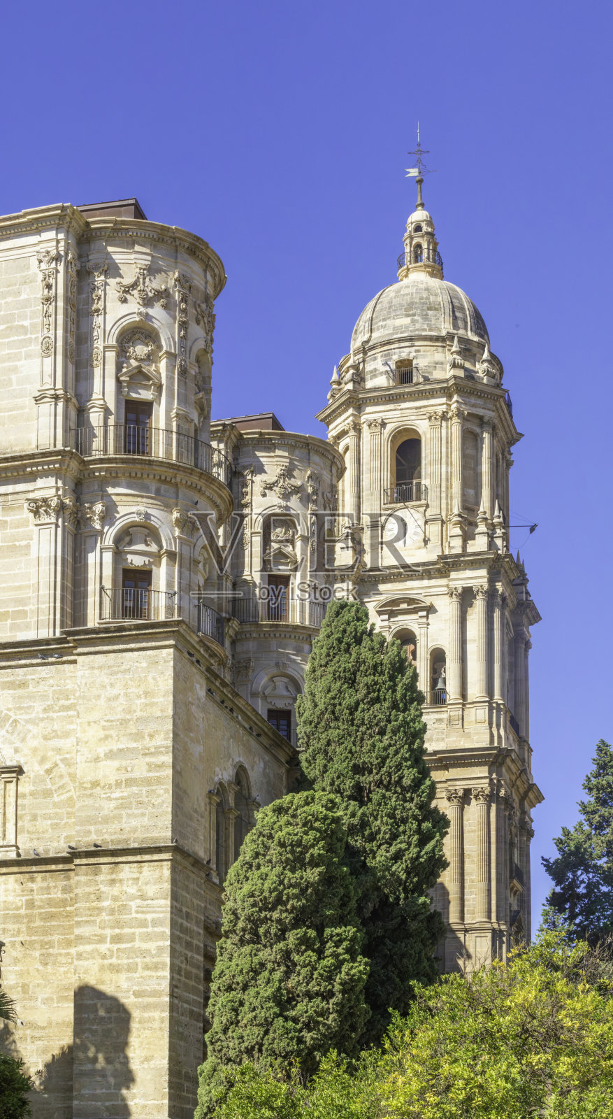 大教堂北翼的钟楼照片摄影图片