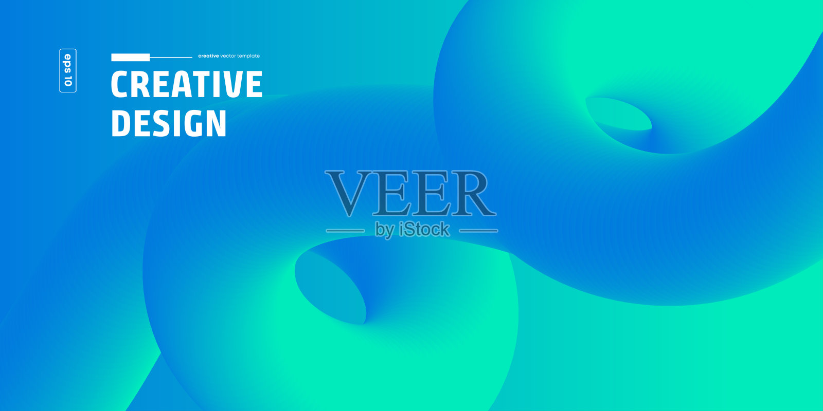 带有颜色渐变线条形状的抽象背景。抽象流体波浪丝带矢量插图。适用于网页横幅、社交媒体横幅的创意概念。柔和的色彩。渐变背景。插画图片素材