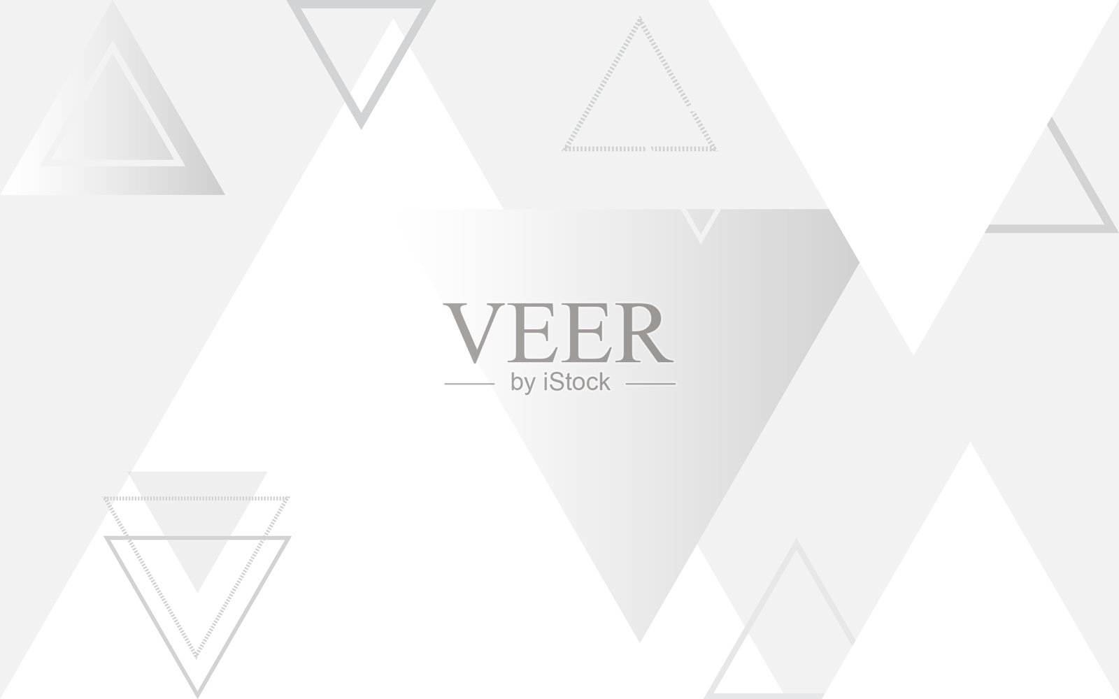 抽象背景几何白色三角形和白色线条，用于图形插图工作媒体或其他，二维插图插画图片素材