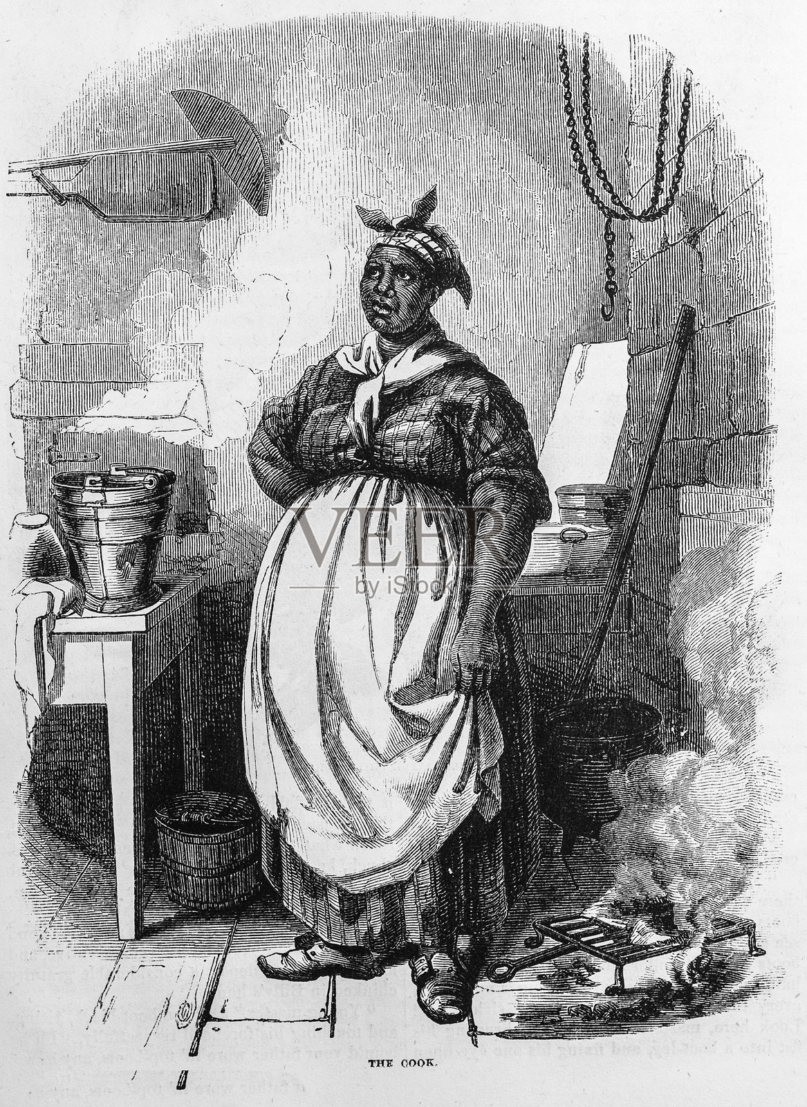 厨师插画图片素材