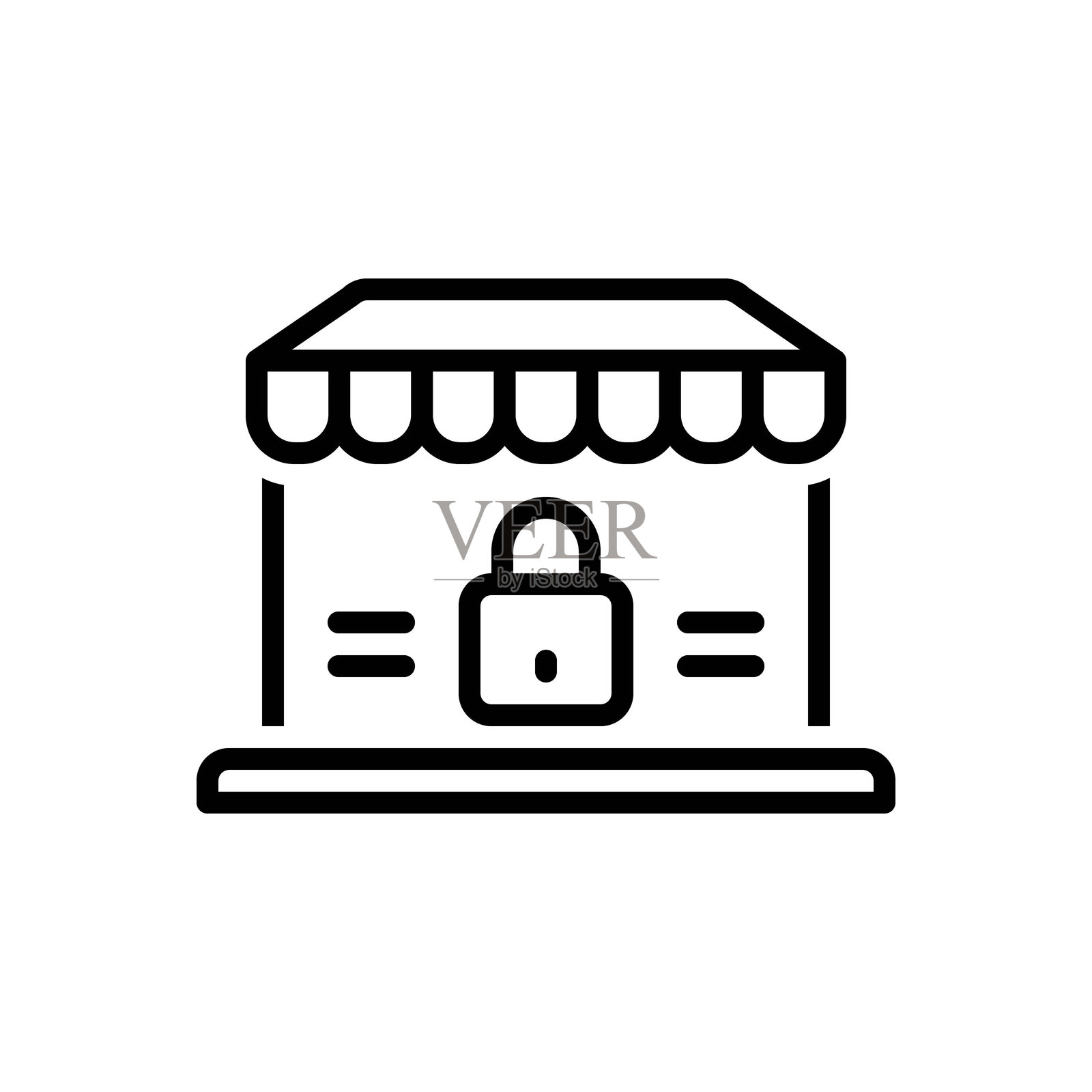 折扣超市插画图片素材