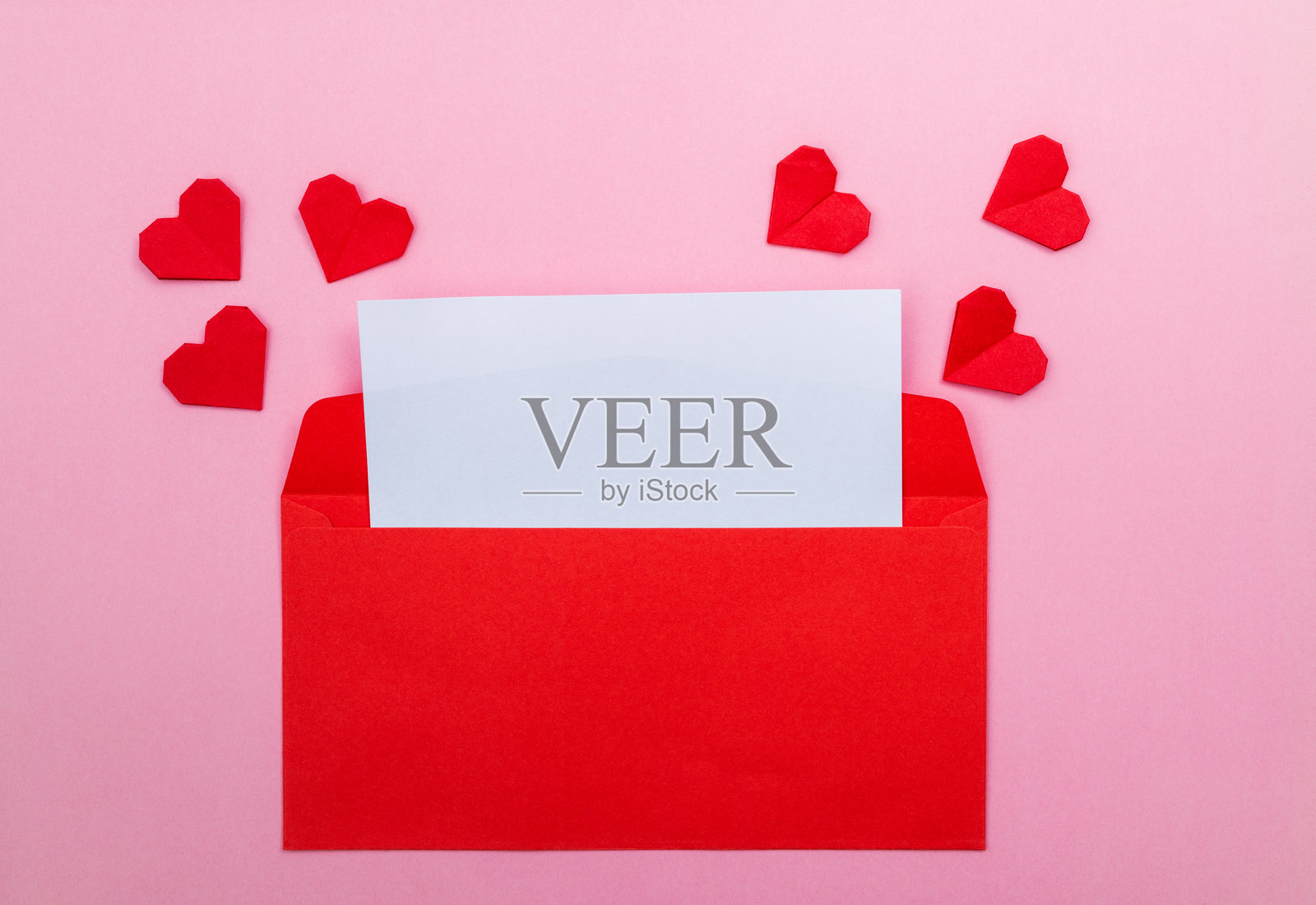 带有心形图案的情人节卡片照片摄影图片