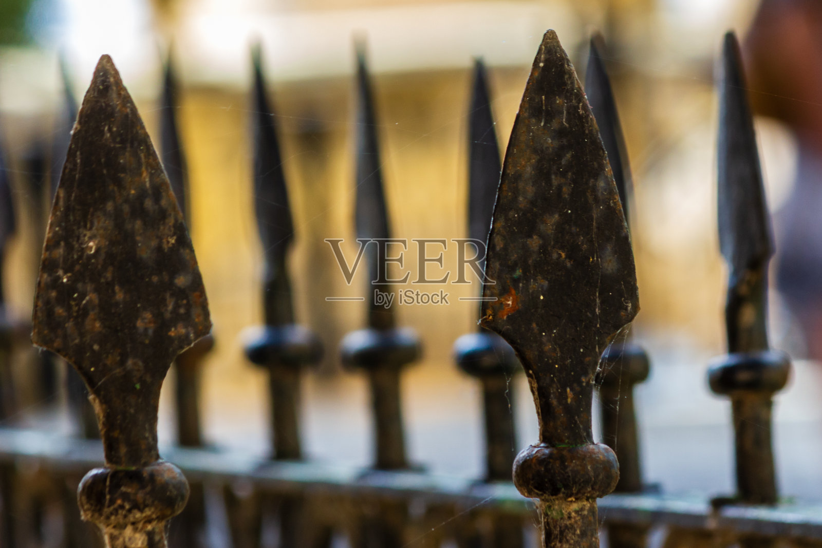 锻铁围栏照片摄影图片