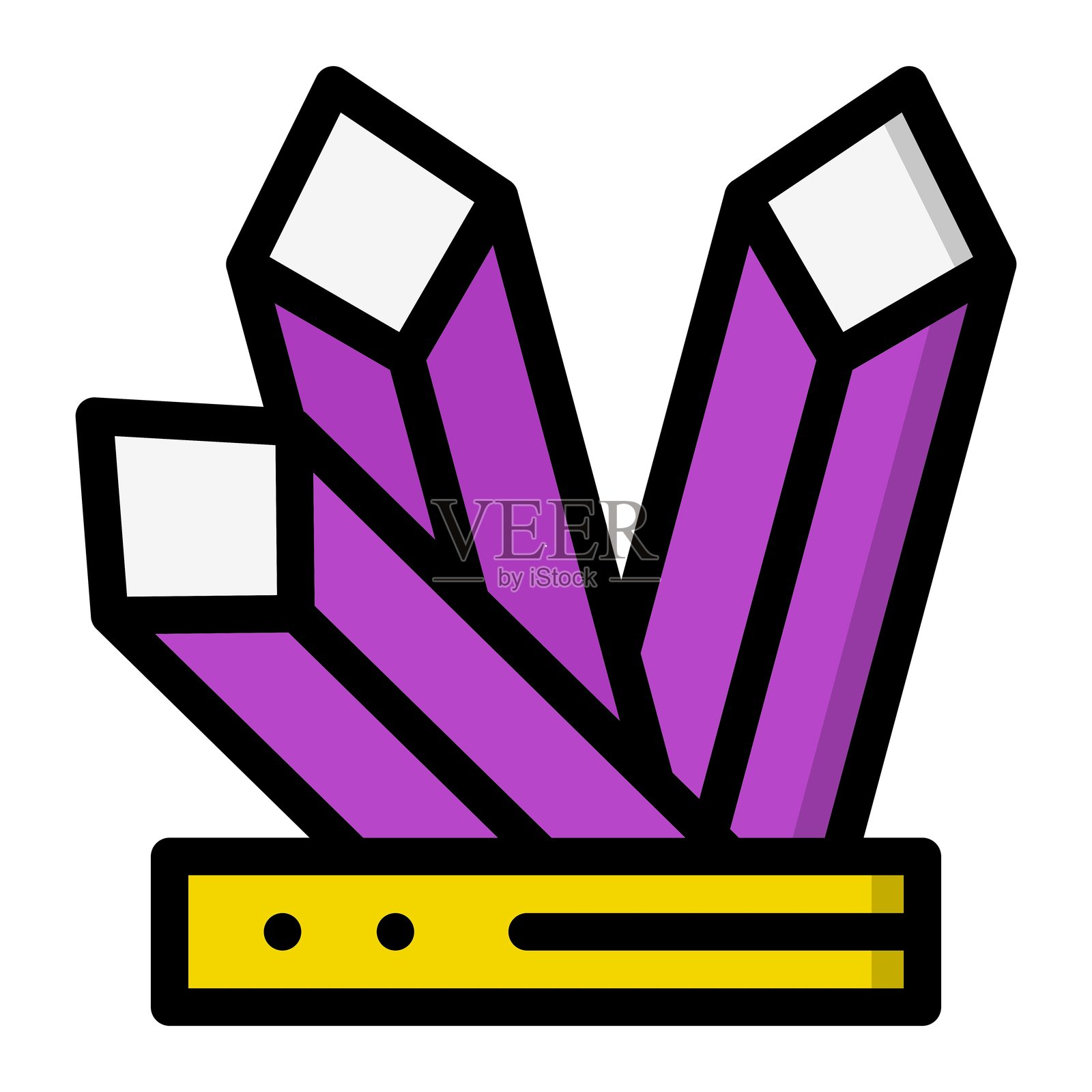 水晶矢量图标设计插图插画图片素材