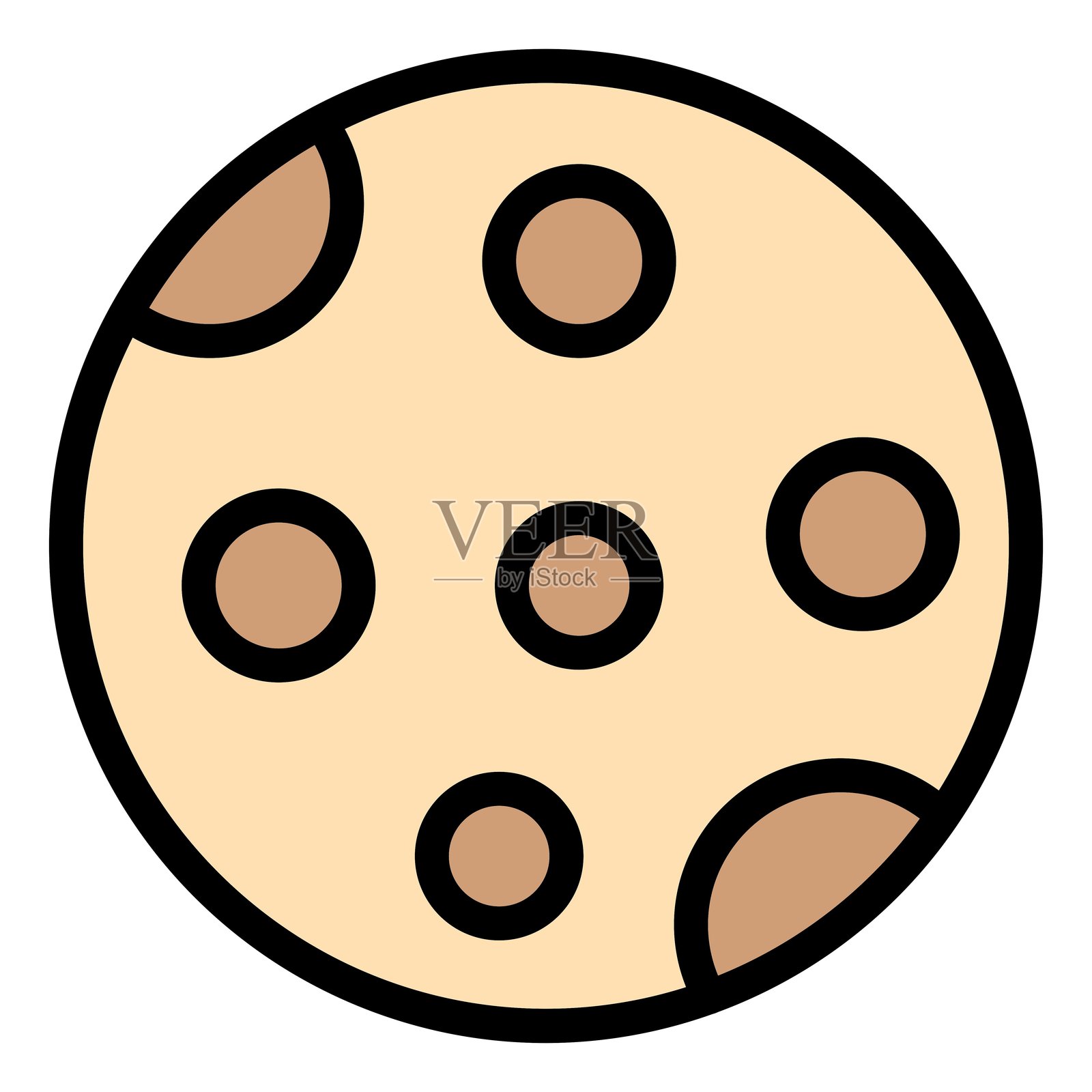 月相矢量图标设计插图插画图片素材