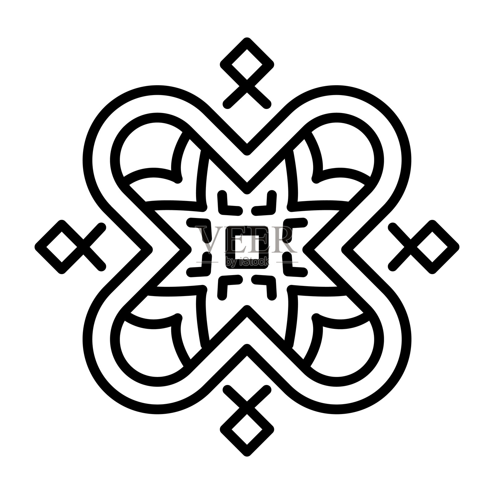 爱尔兰结插画图片素材