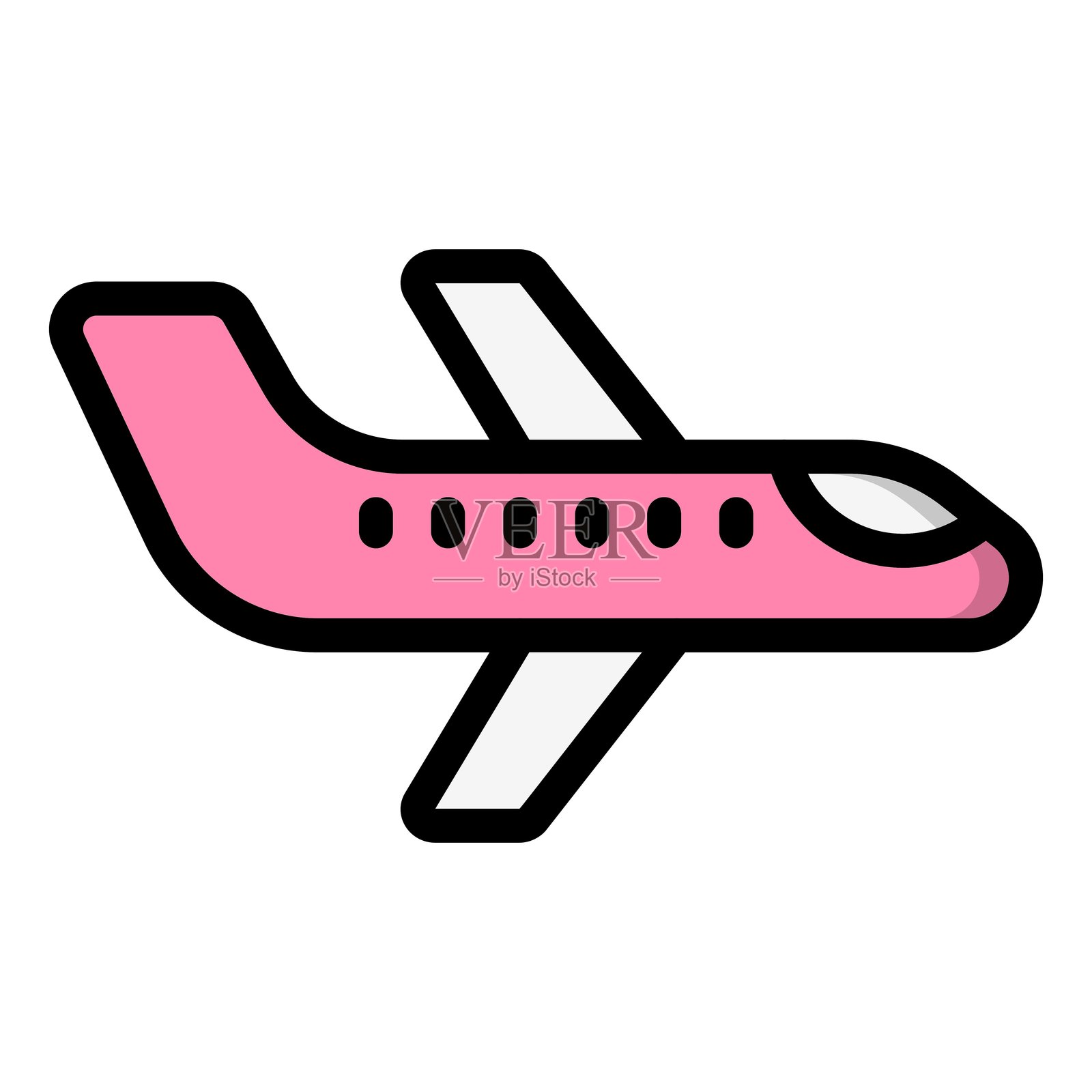 飞机矢量图标设计插图插画图片素材