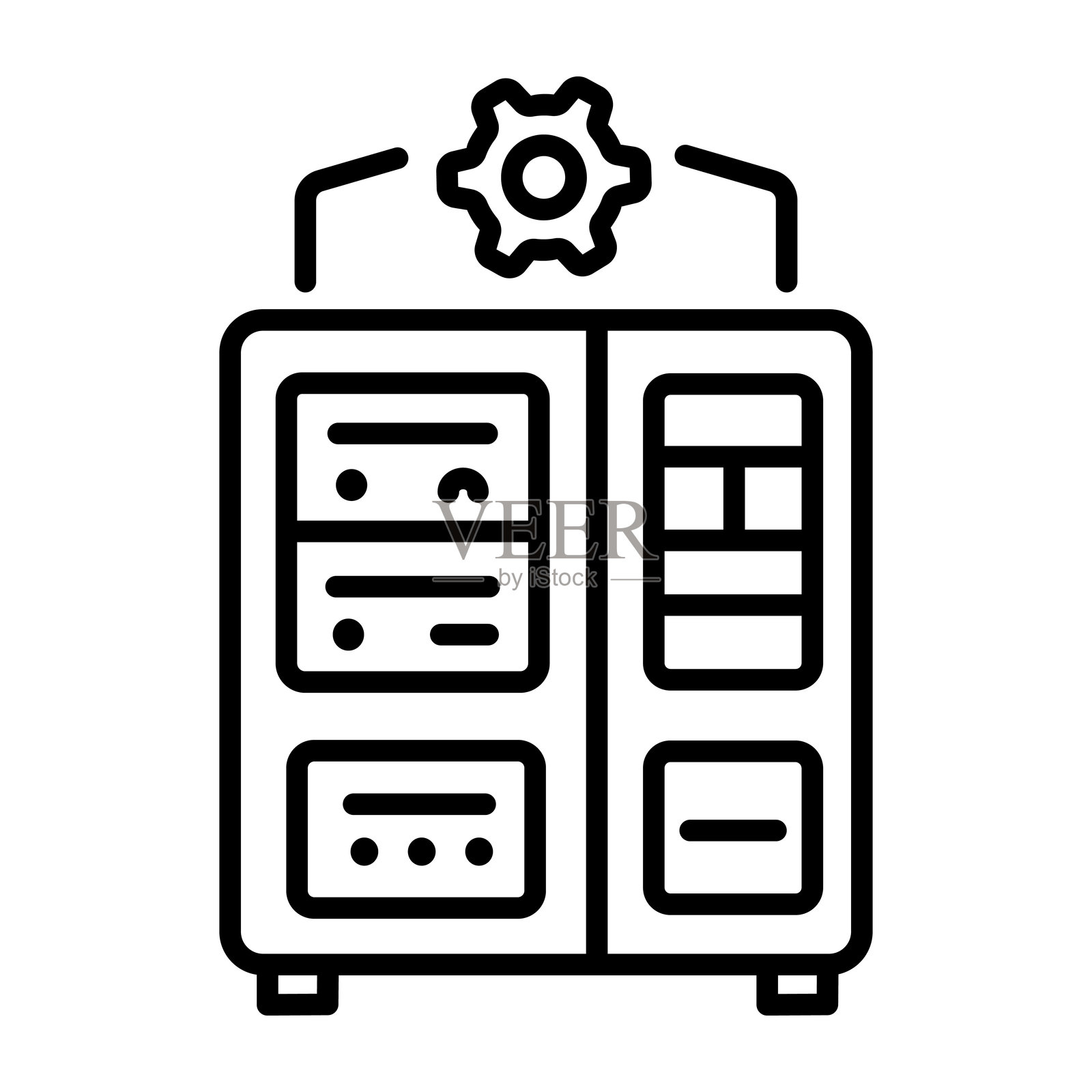 存储管理插画图片素材