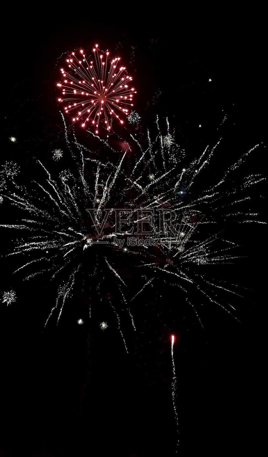 烟花照片摄影图片