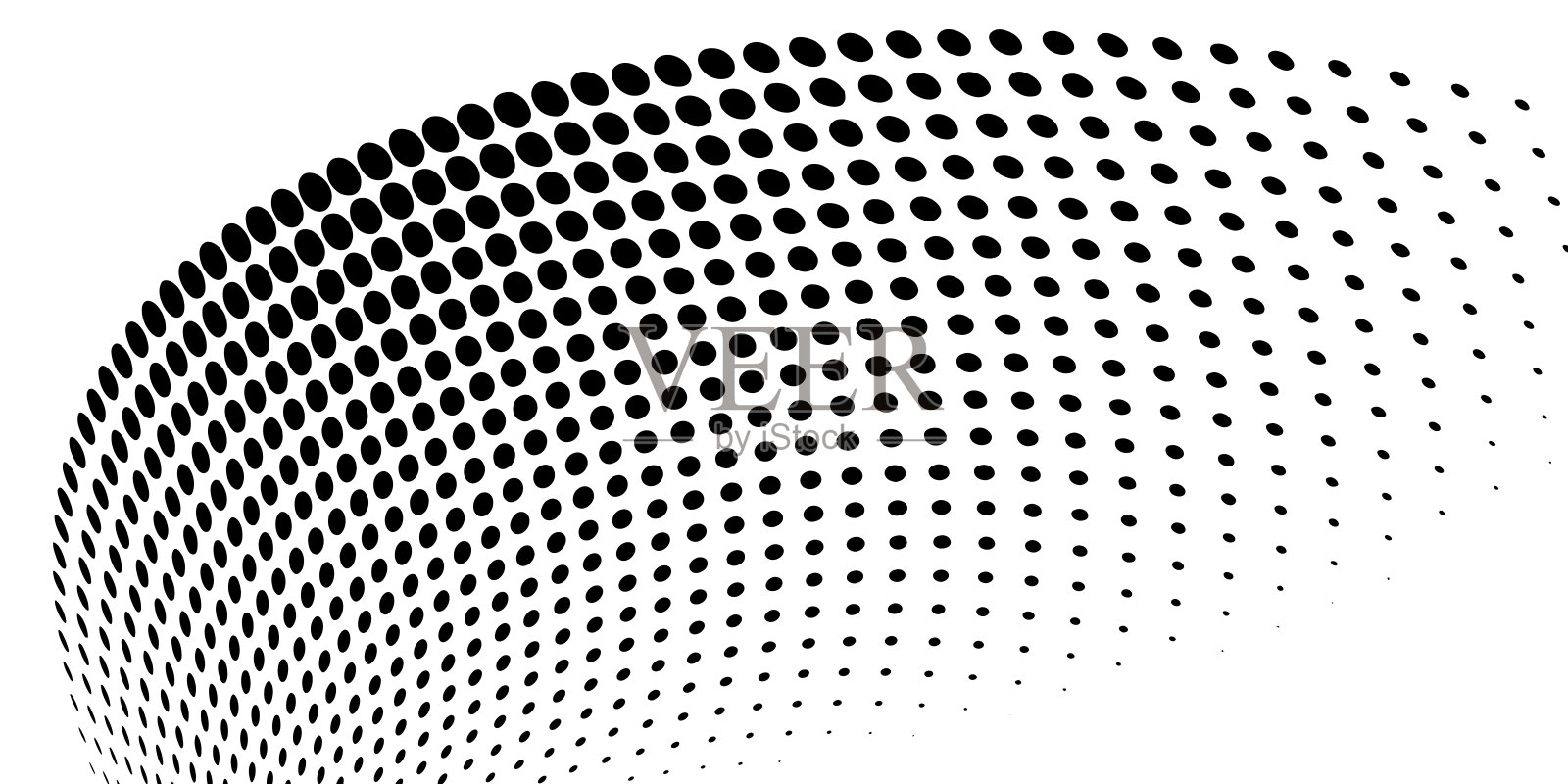 抽象的点状半色调背景。插画图片素材