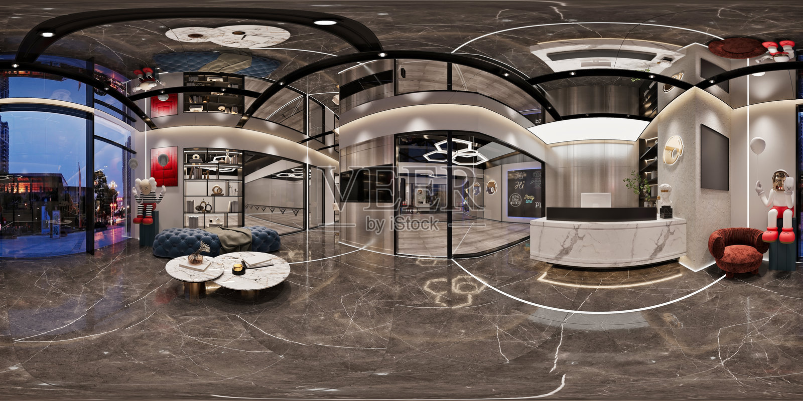 3D渲染工作室照片摄影图片