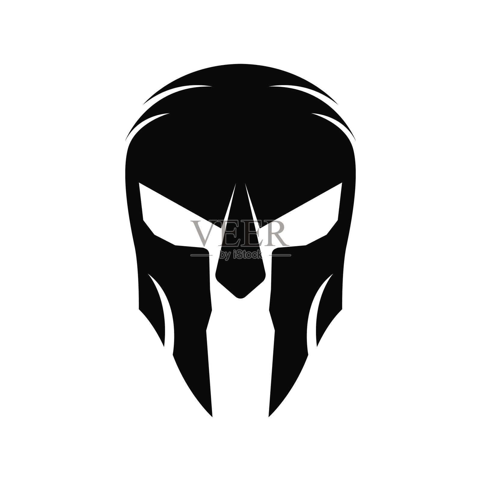 斯巴达头盔图形插图插画图片素材