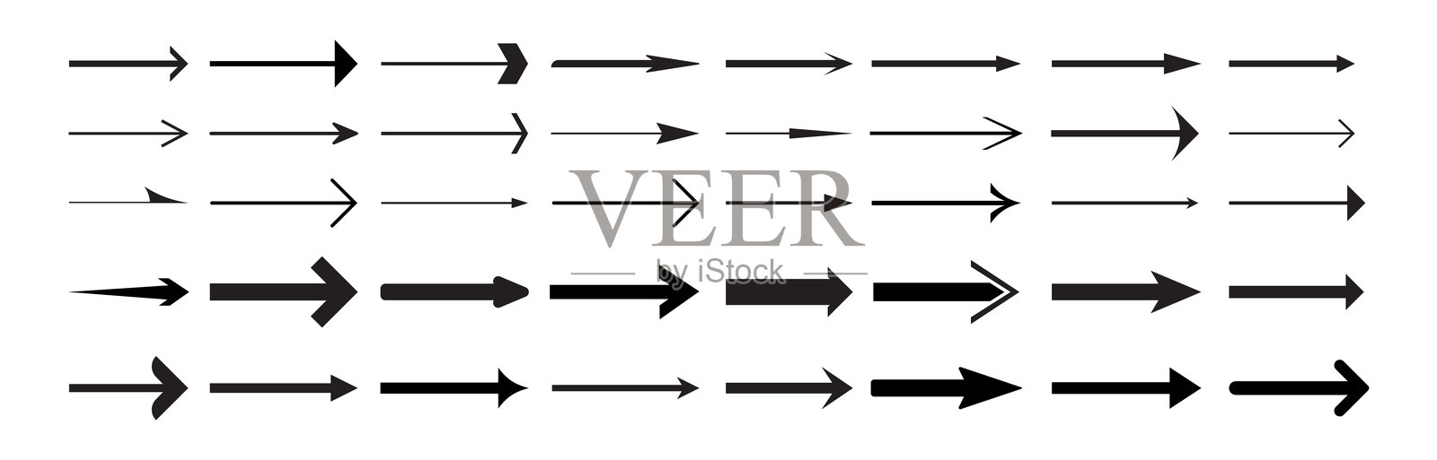 箭头插图包插画图片素材