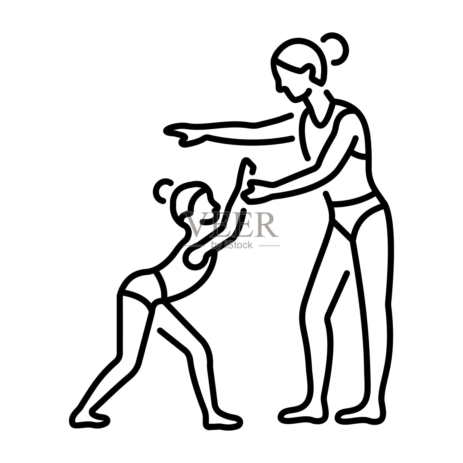 体操学生插画图片素材