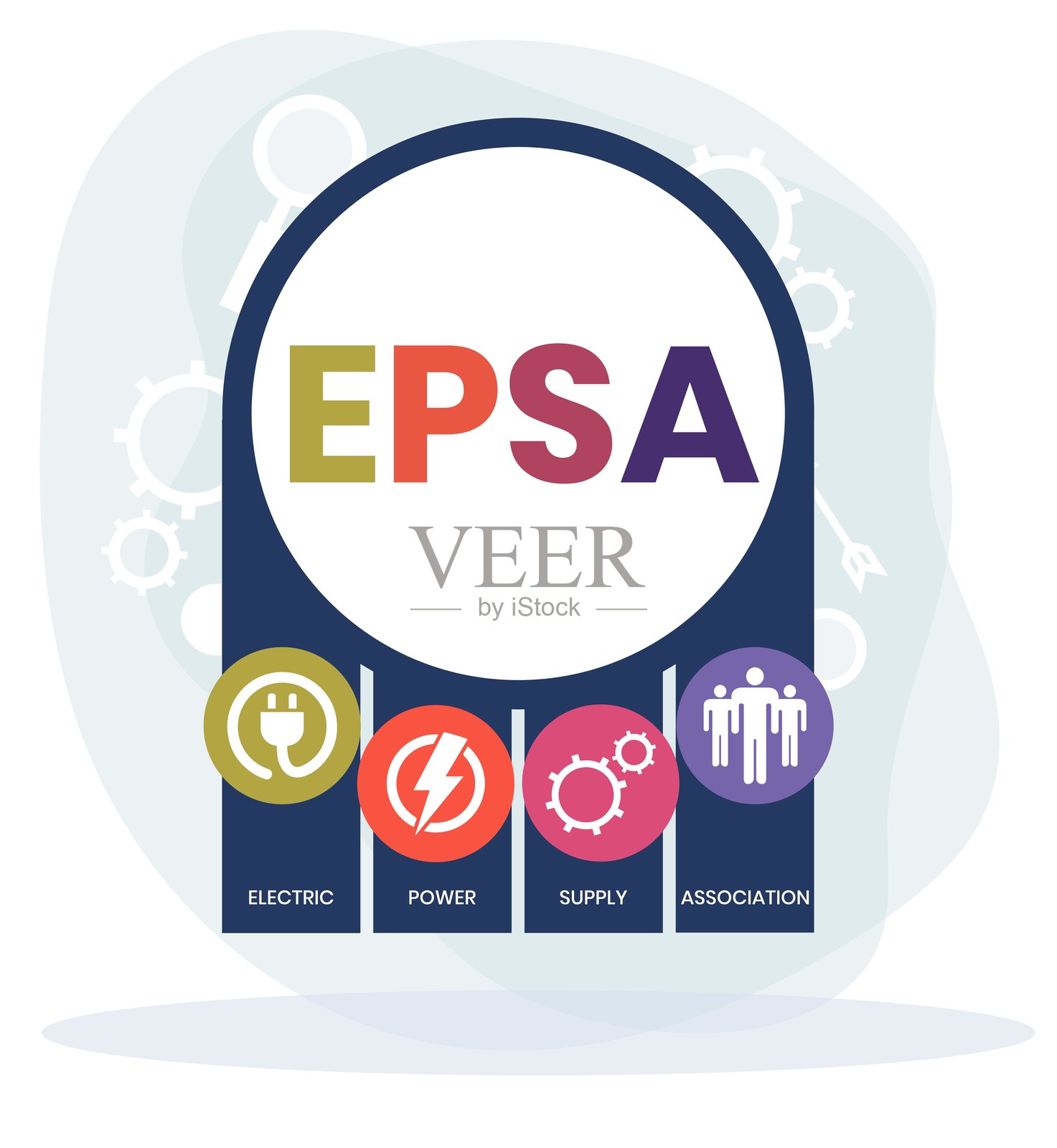 EPSA，电力供应协会插画图片素材
