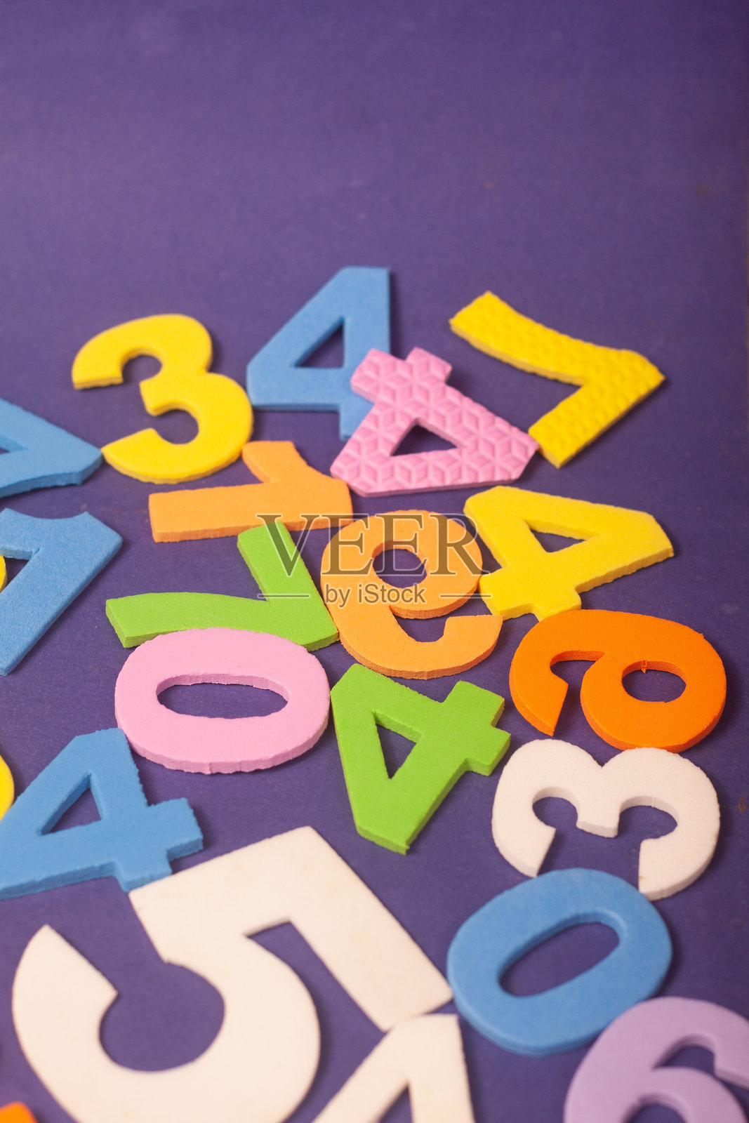 五彩缤纷的数字照片摄影图片