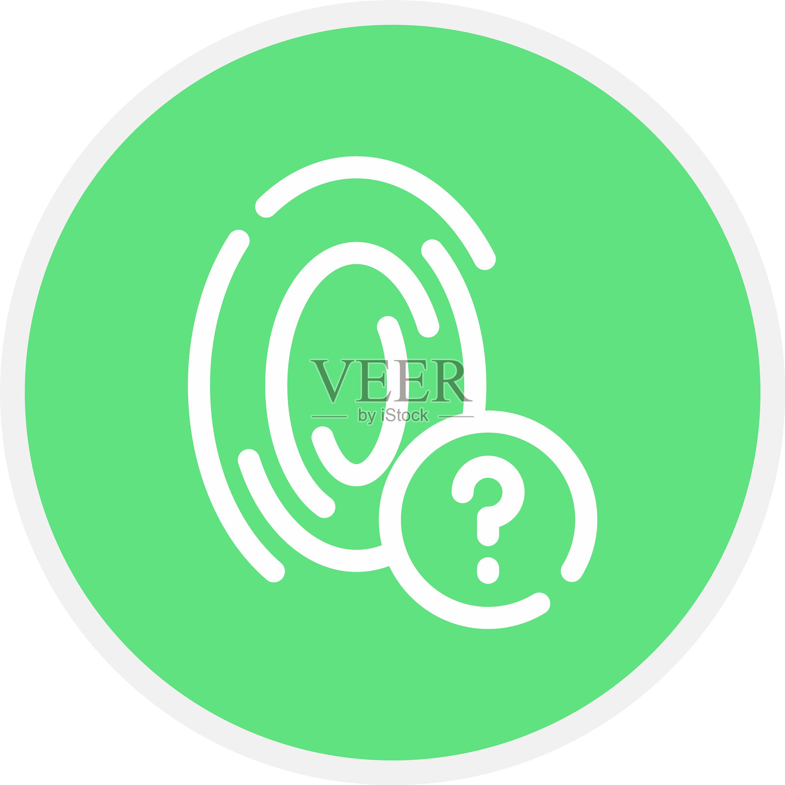 指纹图标插画图片素材