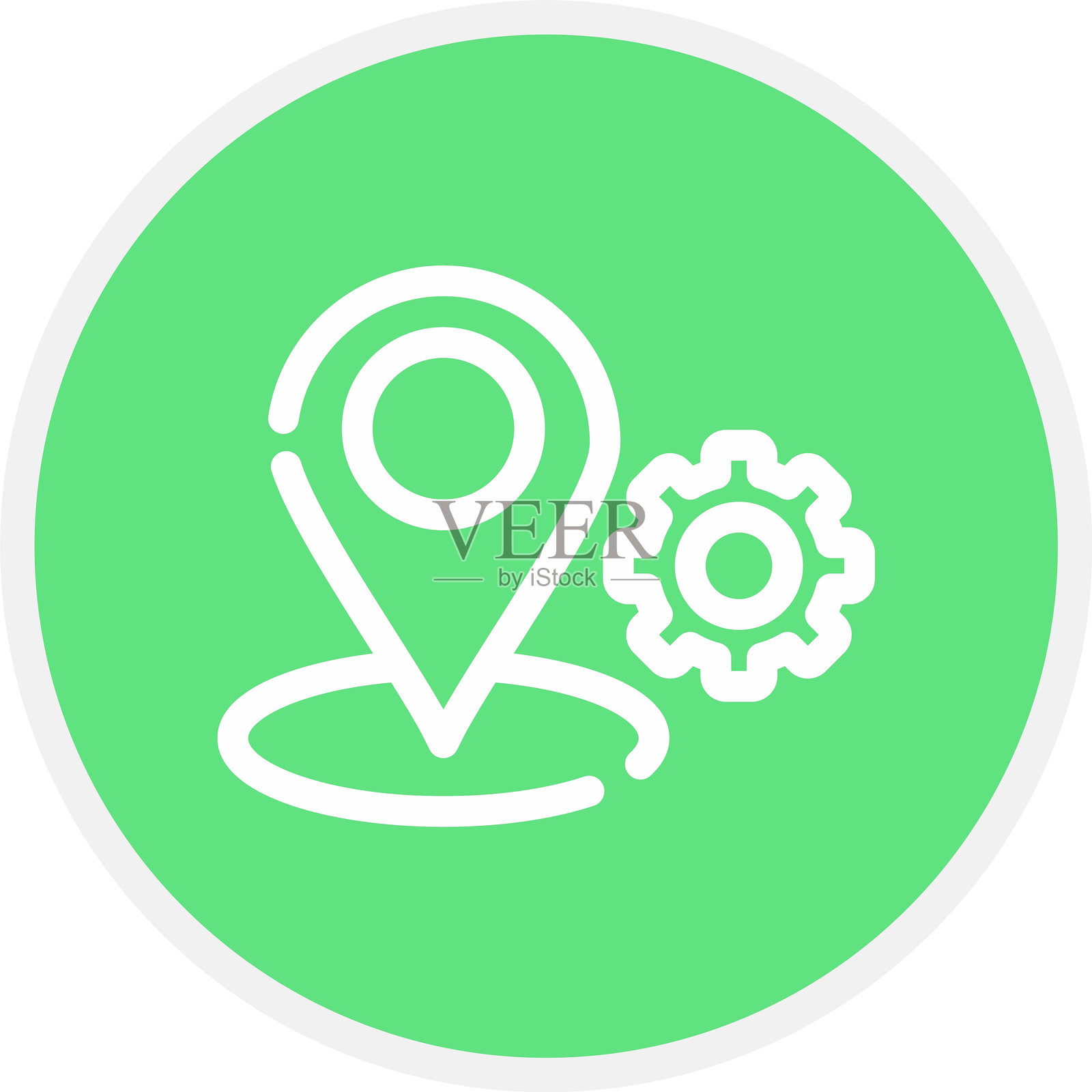 齿轮图标插画图片素材