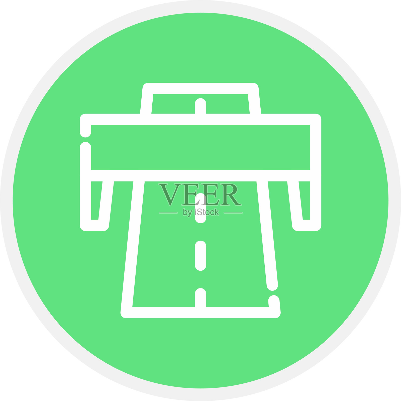 高速公路图标插画图片素材