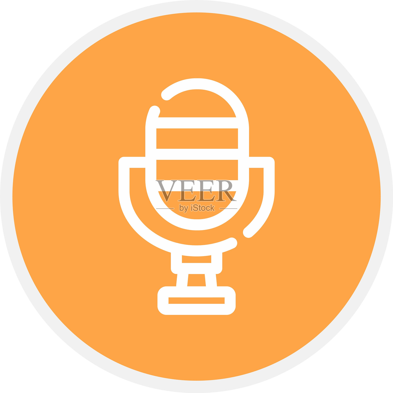 麦克风图标插画图片素材