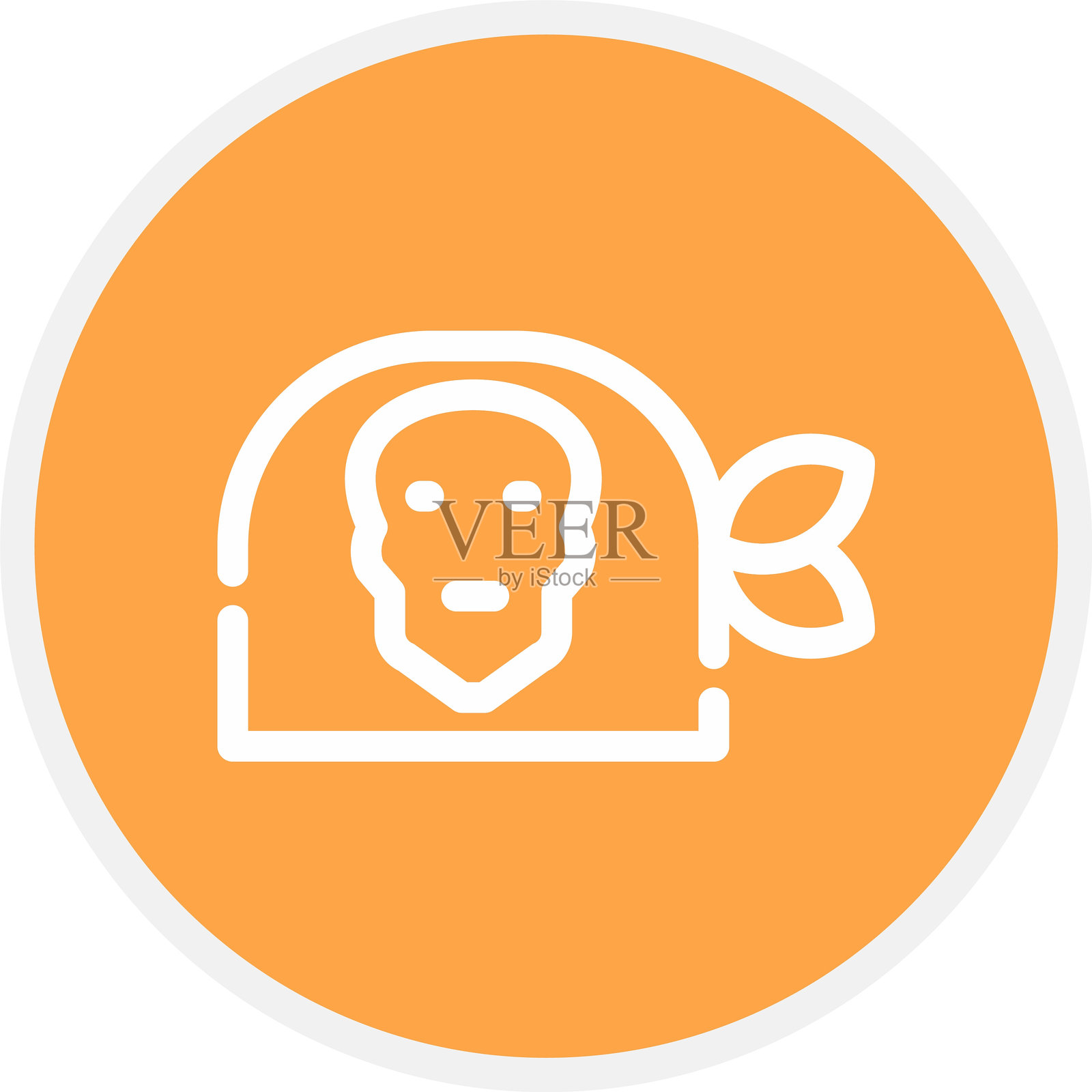 头巾图标插画图片素材