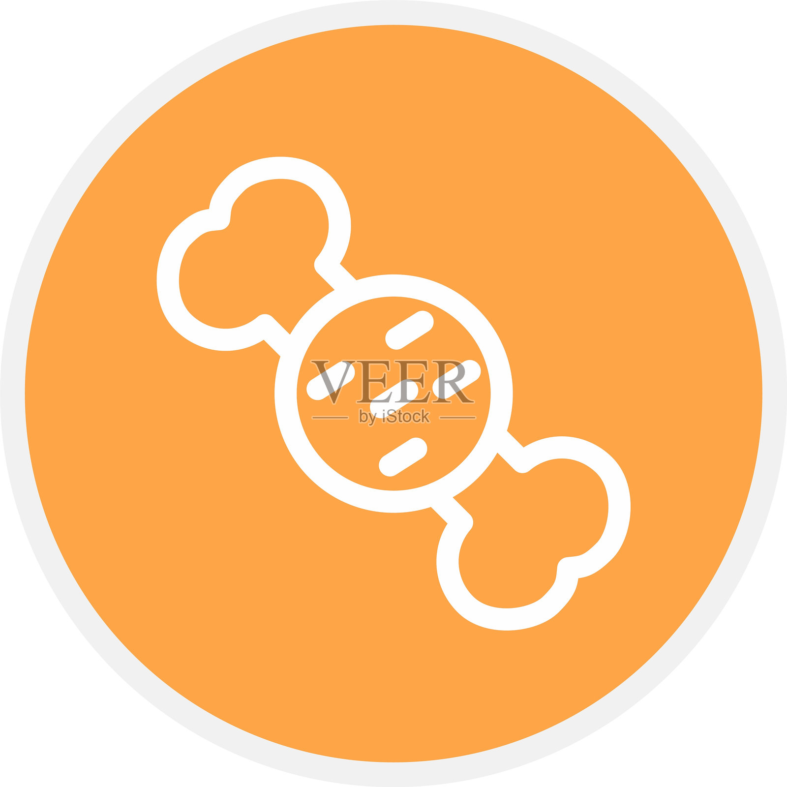 骨癌图标插画图片素材