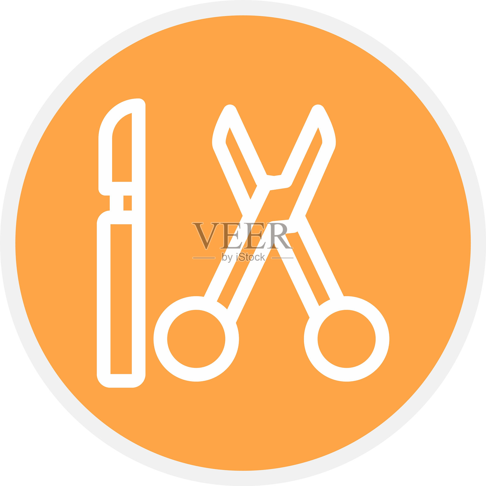 手术图标插画图片素材