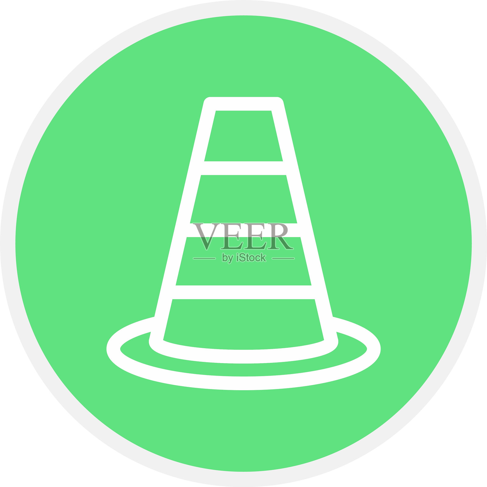 交通锥图标插画图片素材