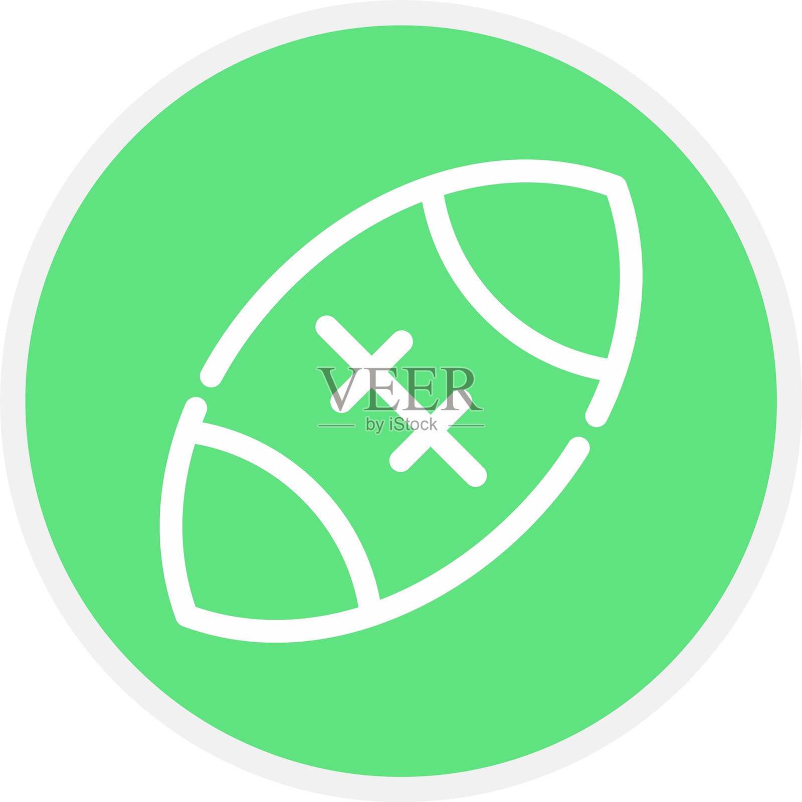 橄榄球图标插画图片素材