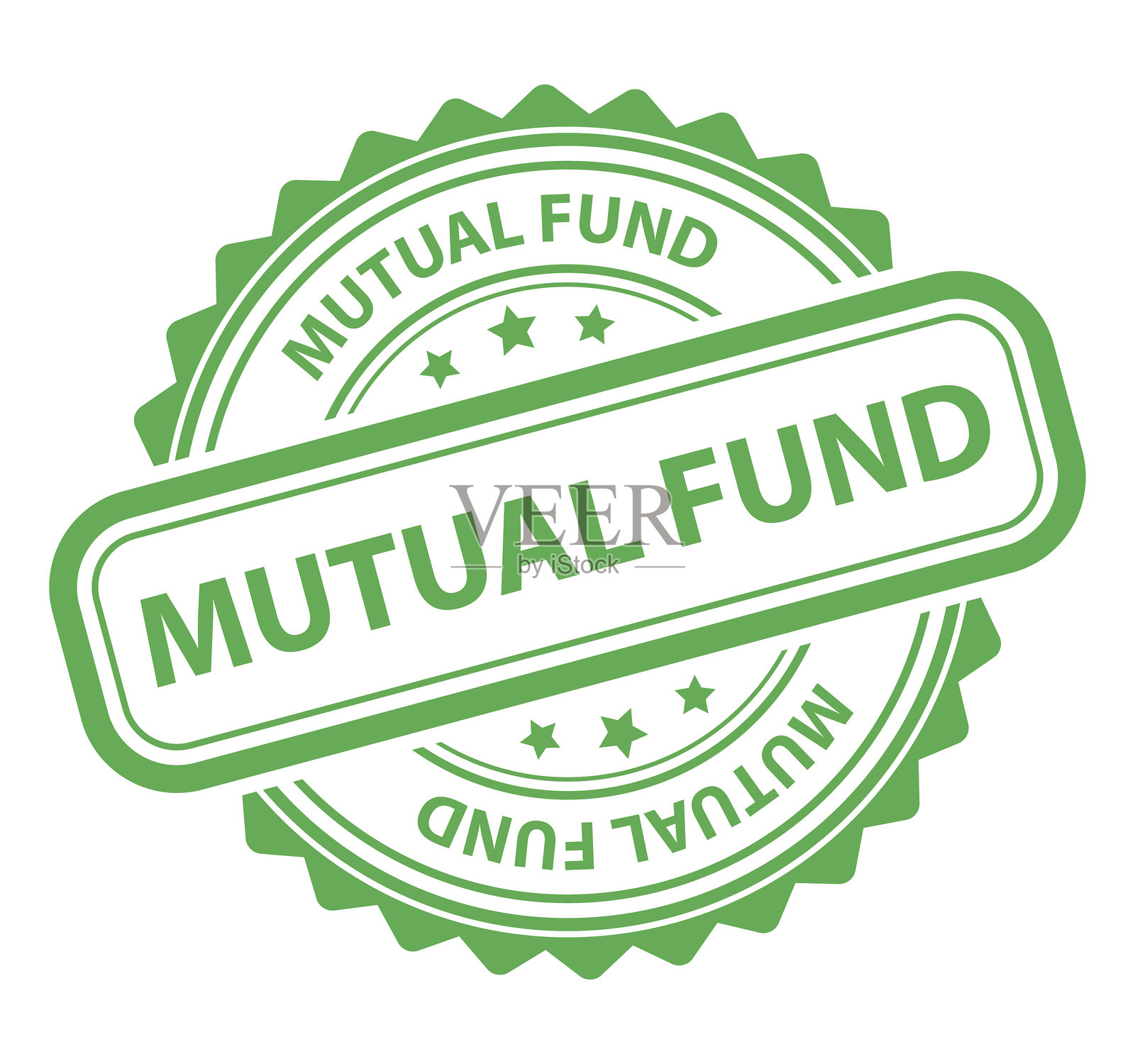 共同基金橡胶印章插画图片素材