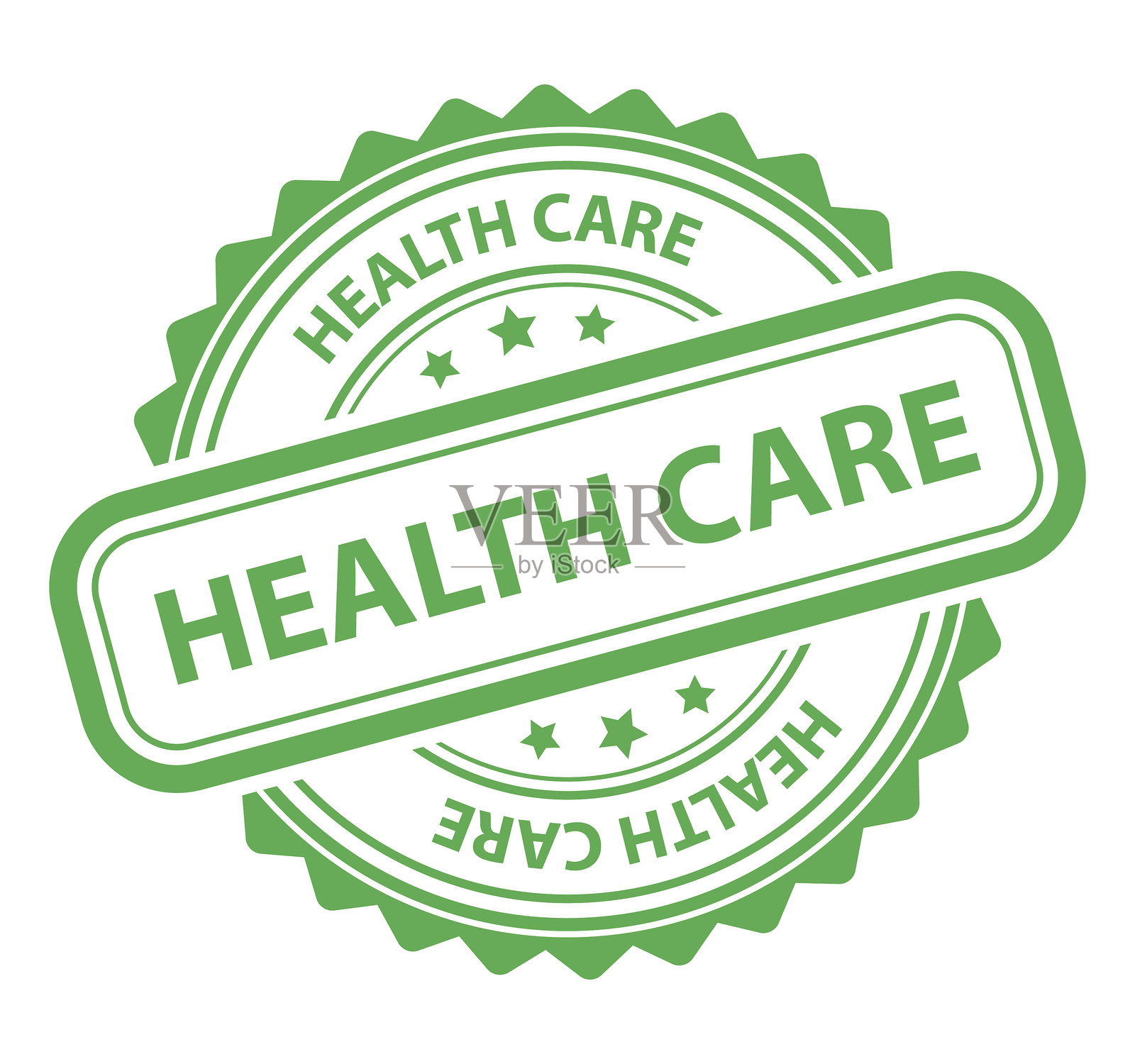 医疗保健橡胶印章插画图片素材