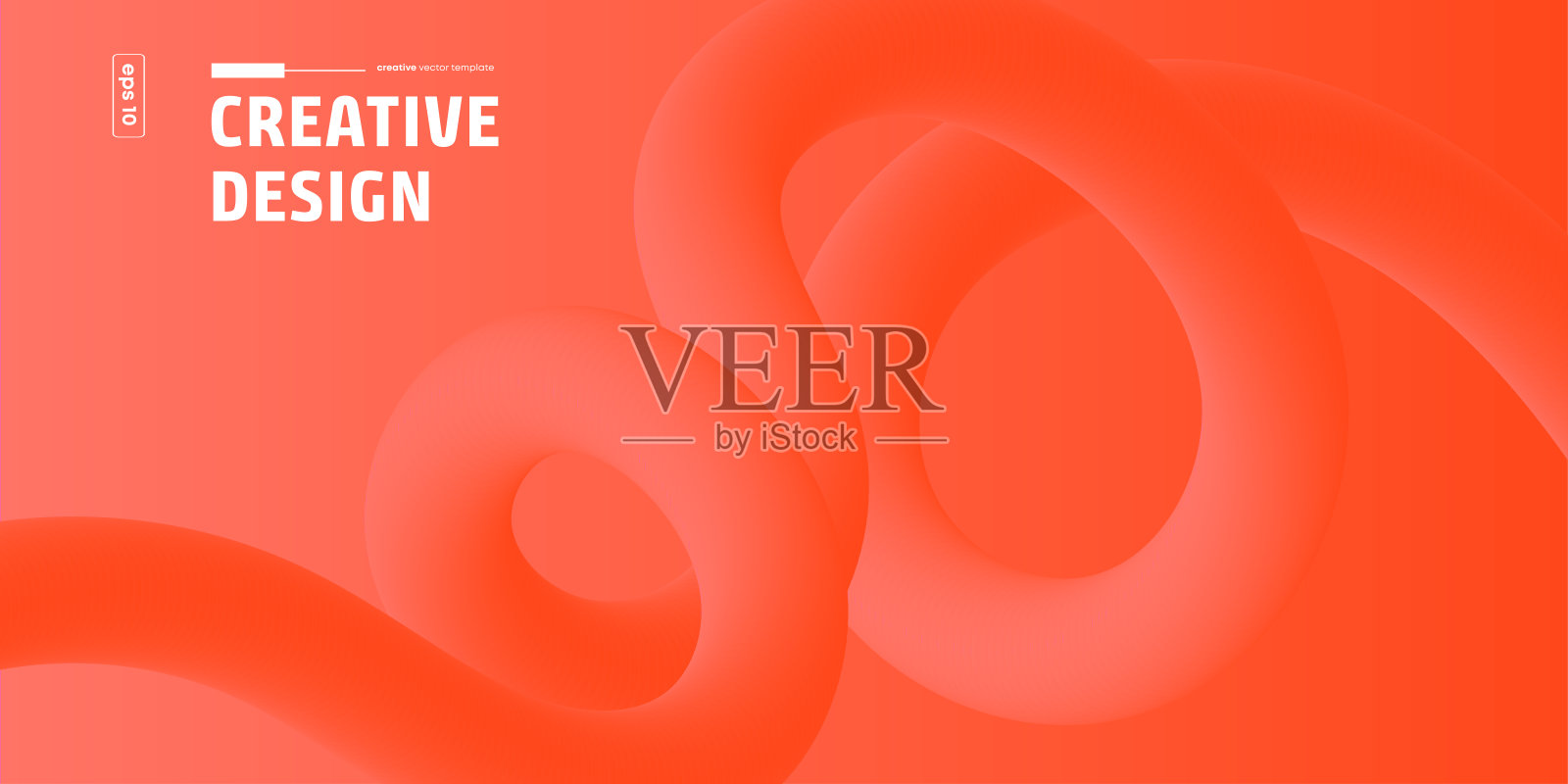 带有颜色渐变线条形状的抽象背景。抽象流体波浪丝带矢量插图。适用于网页横幅、社交媒体横幅的创意概念。柔和的色彩。渐变背景。插画图片素材