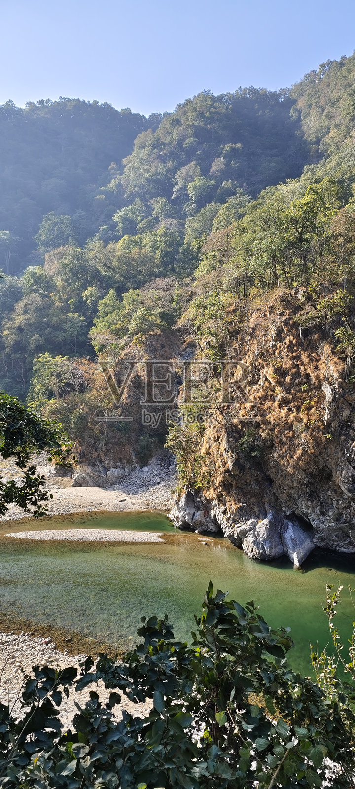 拉姆甘加河照片摄影图片