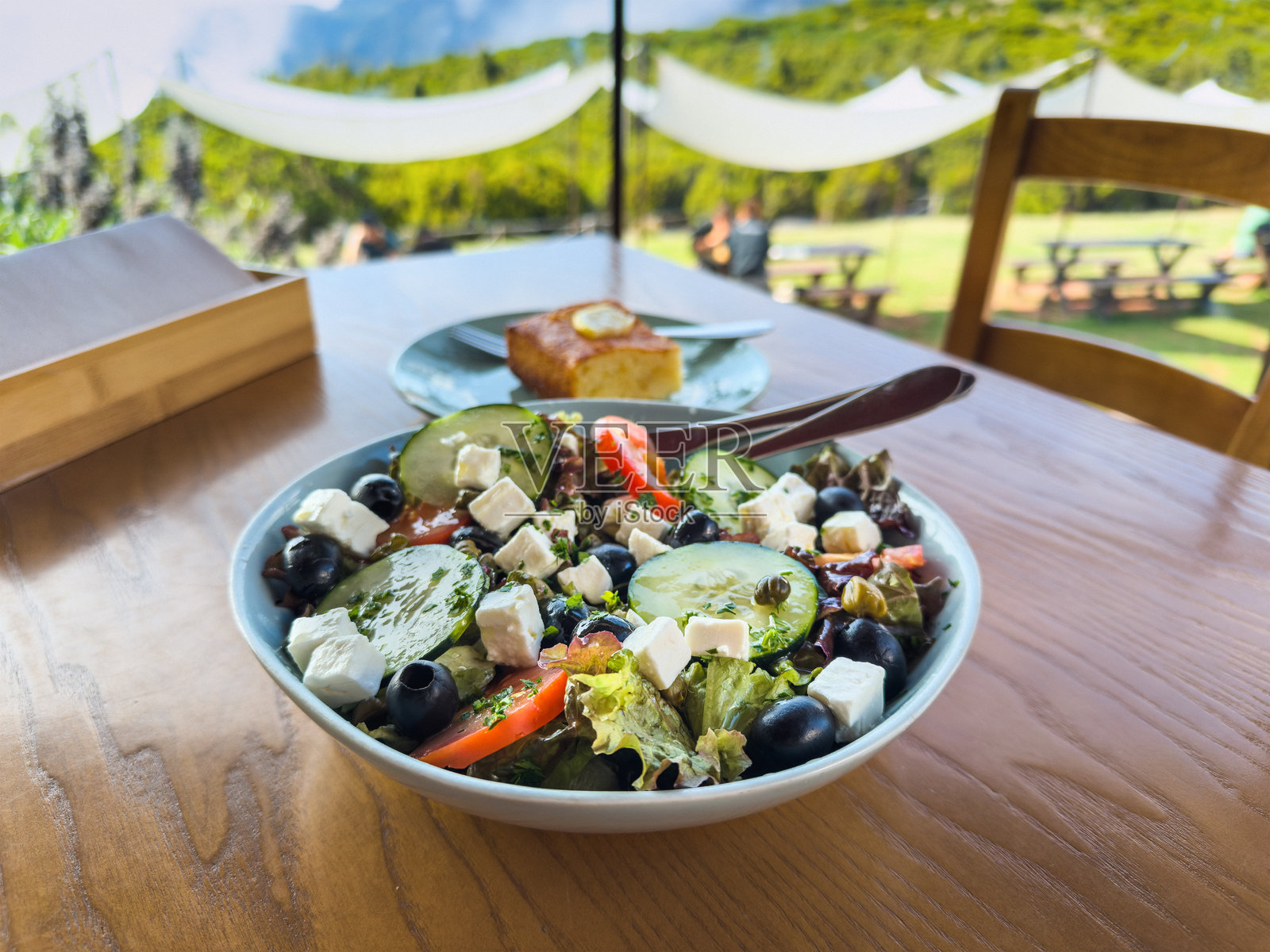 希腊沙拉照片摄影图片