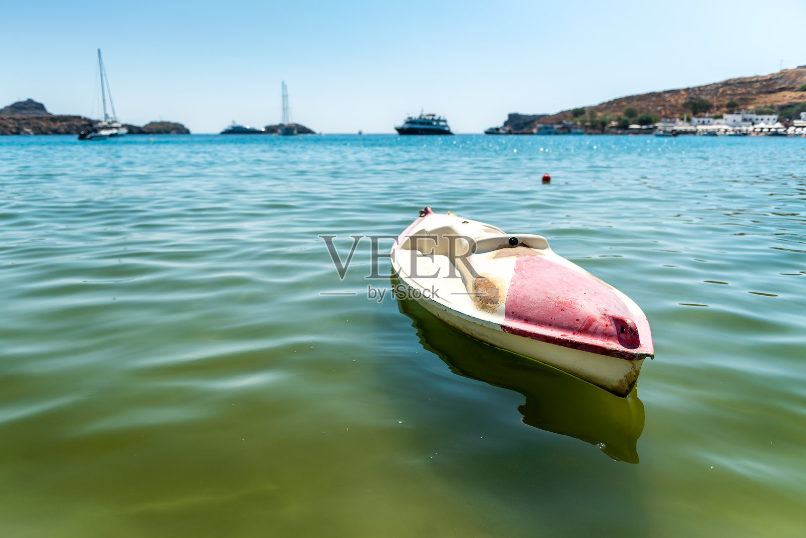 林多斯湾的沙滩景观照片摄影图片