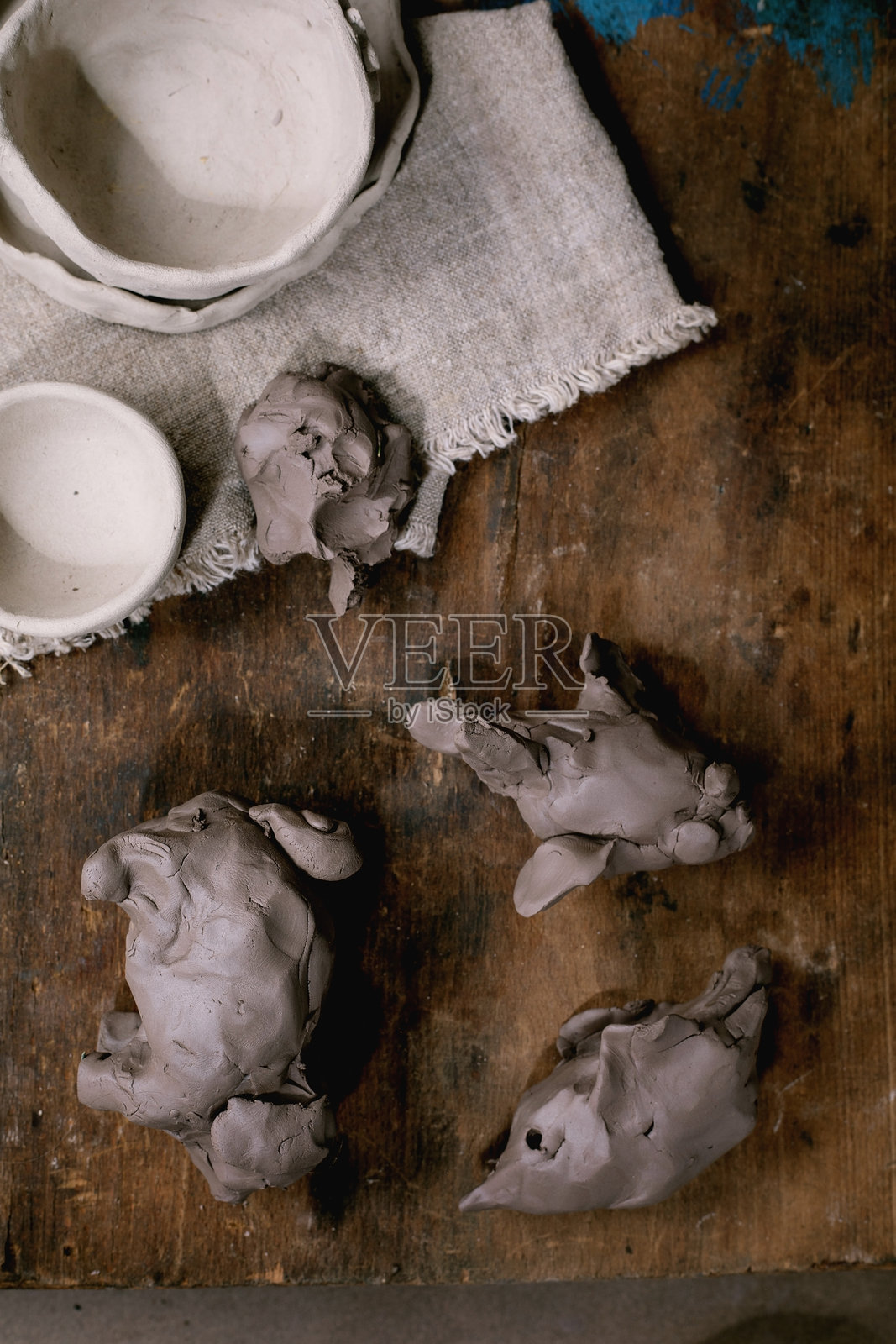 儿童陶艺工作坊照片摄影图片