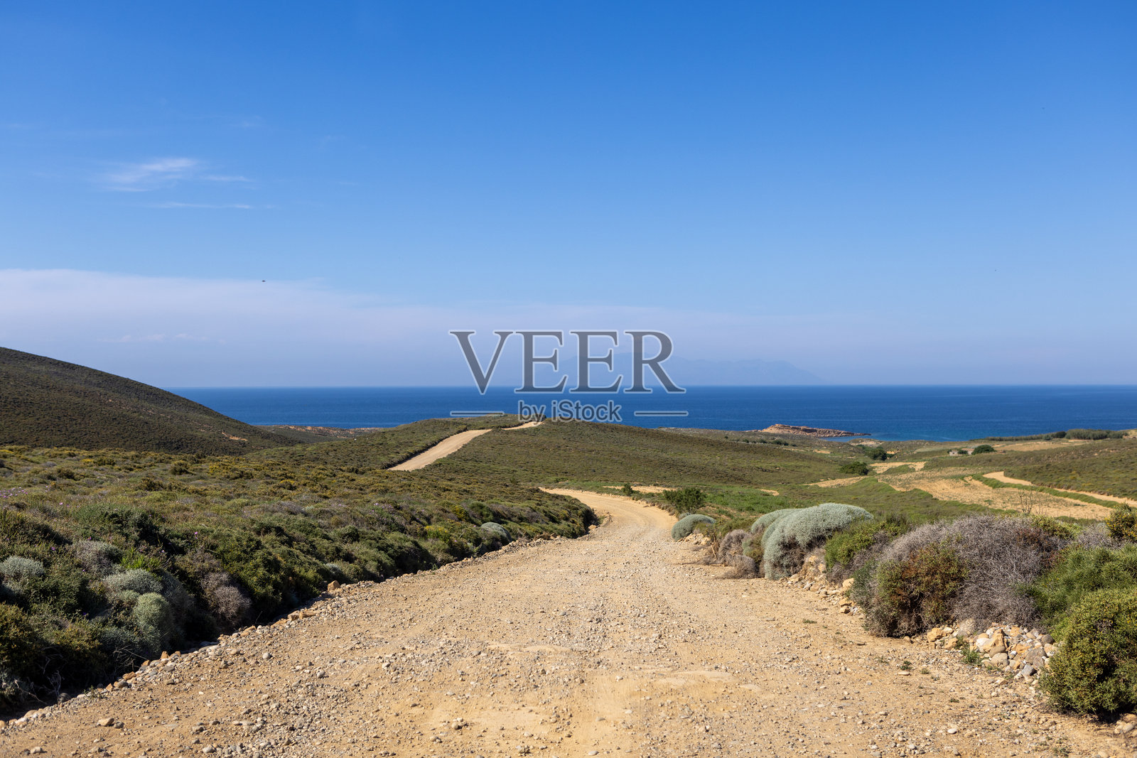 希腊莱姆诺斯的法拉克卢地质公园照片摄影图片